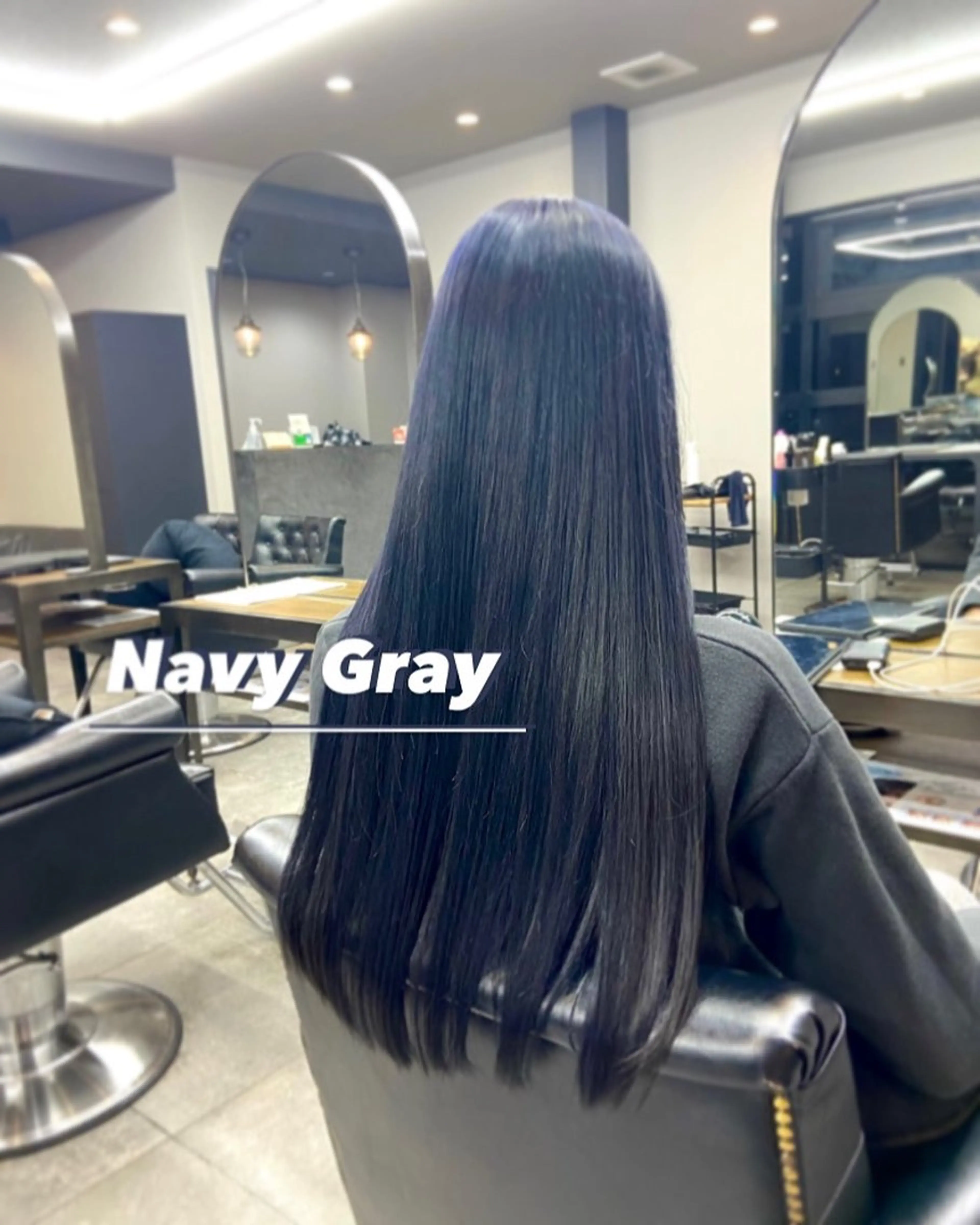 ロング カラー シルバー ヘアカラー 【salon Def】所属・韓国風・透明感カラー 💫ami💫のヘアスタイル