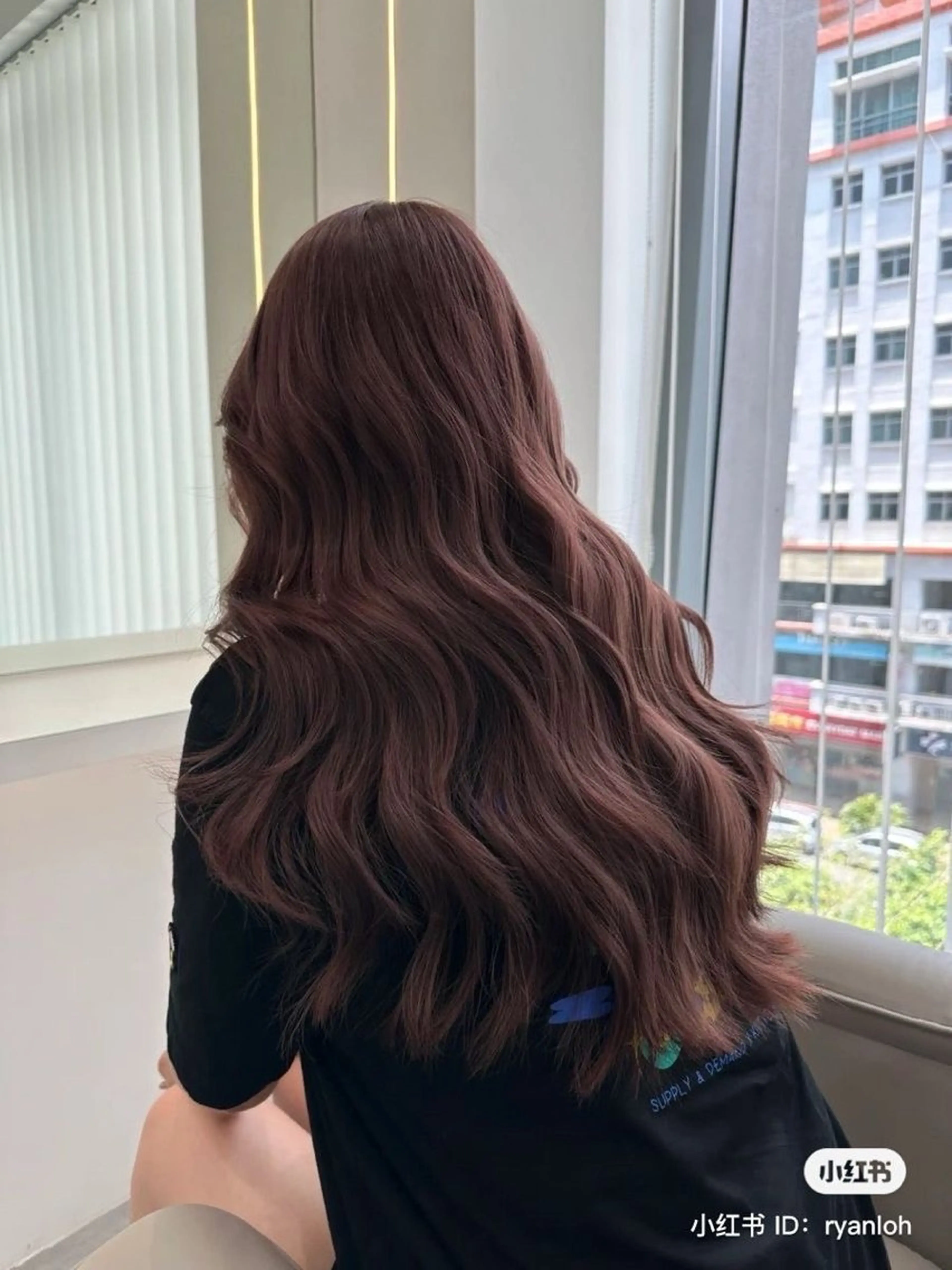 ロング カラー ヘアカラー トリートメント うる艶ストレート♡透 明感カラー♡かずまるのヘアスタイル