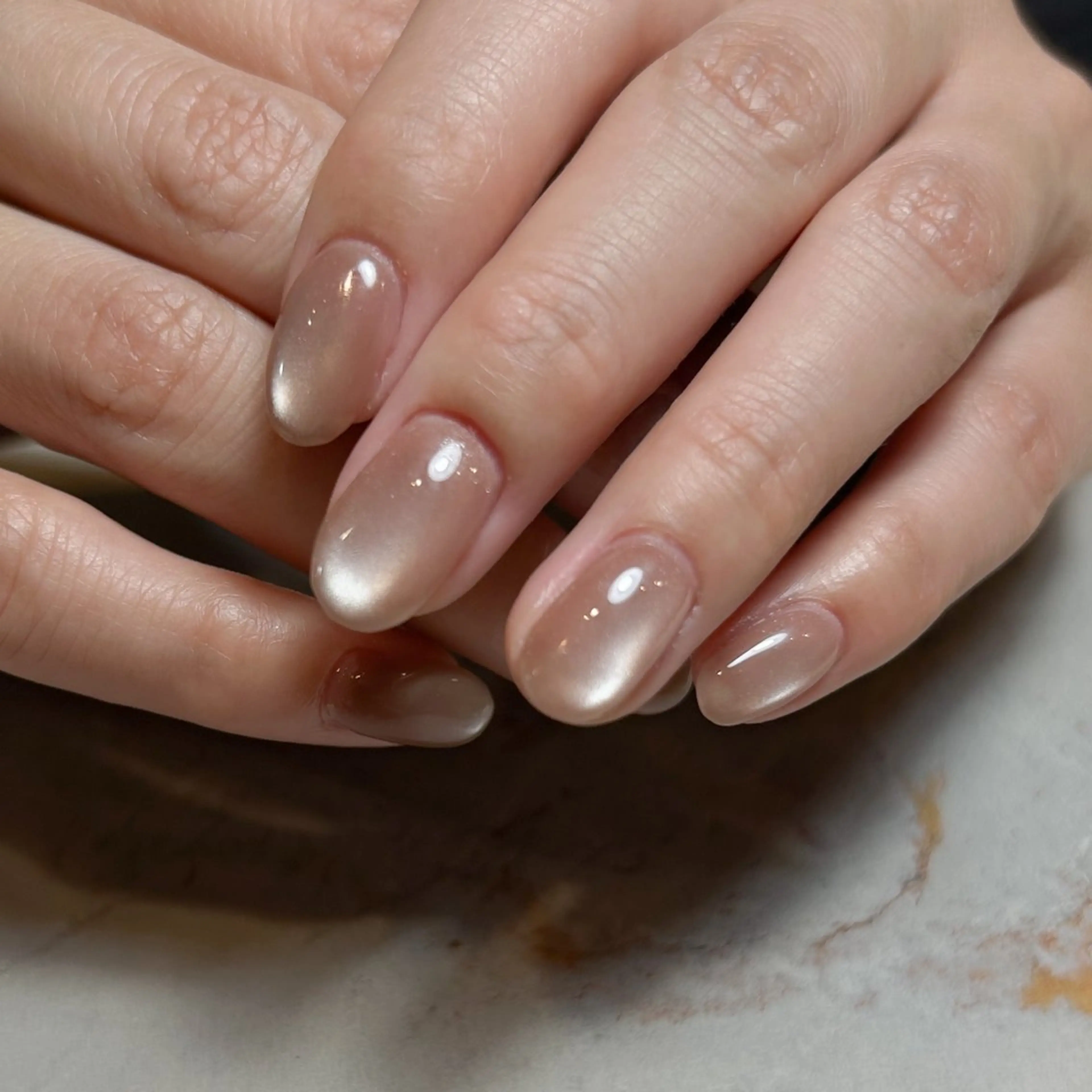 ネイル マグネットネイル 金木犀ネイルサロン 吉田のネイルデザイン