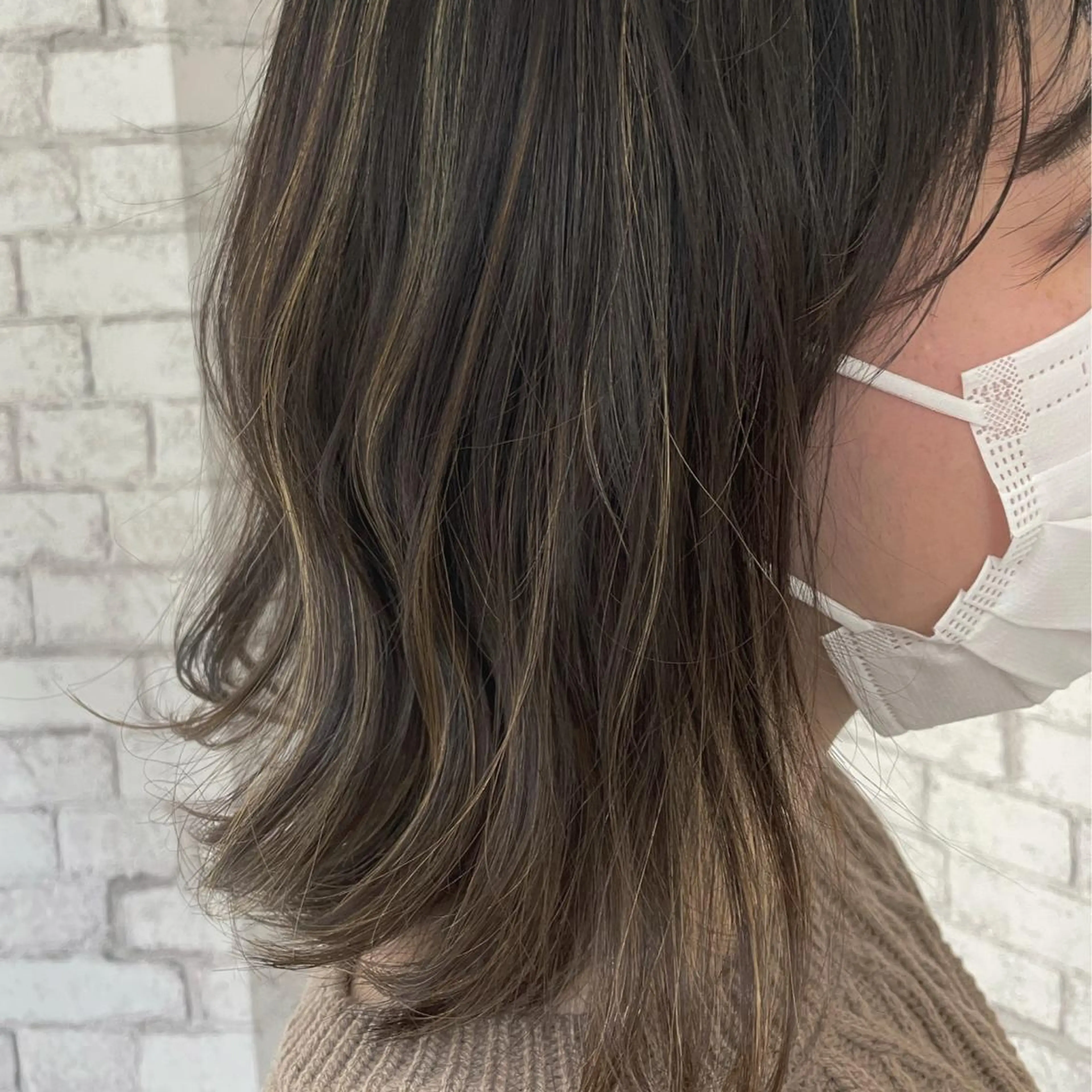 ミディアム カラー ヘアカラー 低ダメージ特化🌱 佐野優斗のヘアスタイル