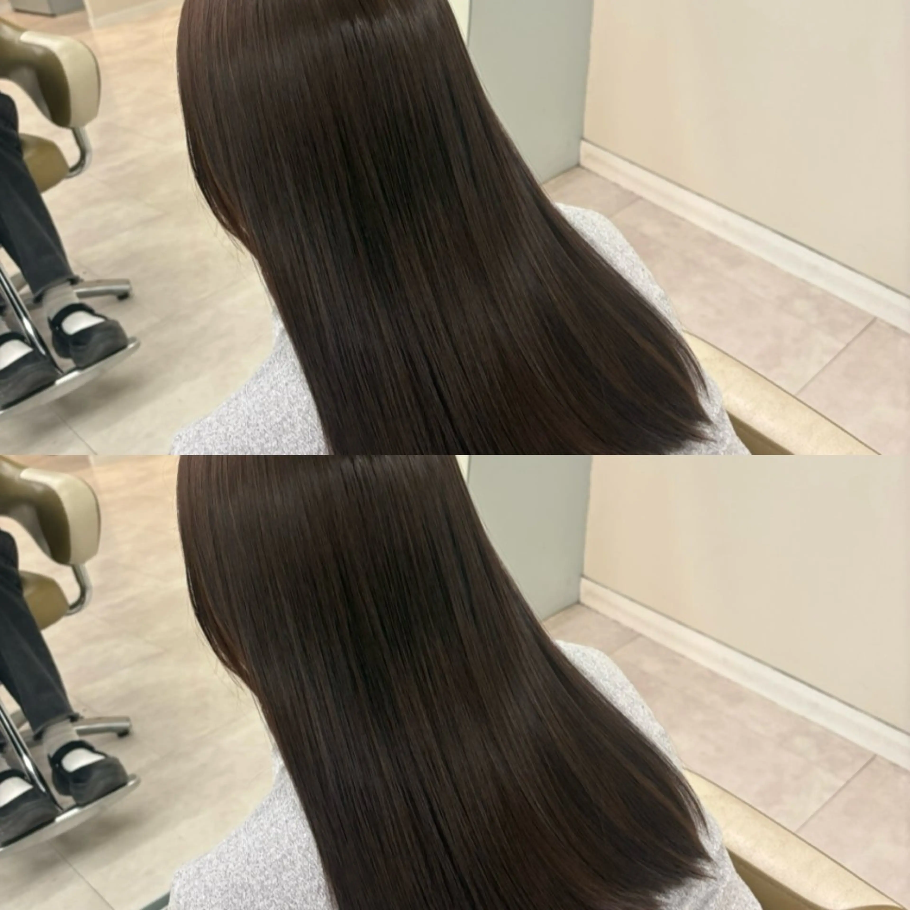 【透明感カラー➕3stepトリートメント🫧】の写真