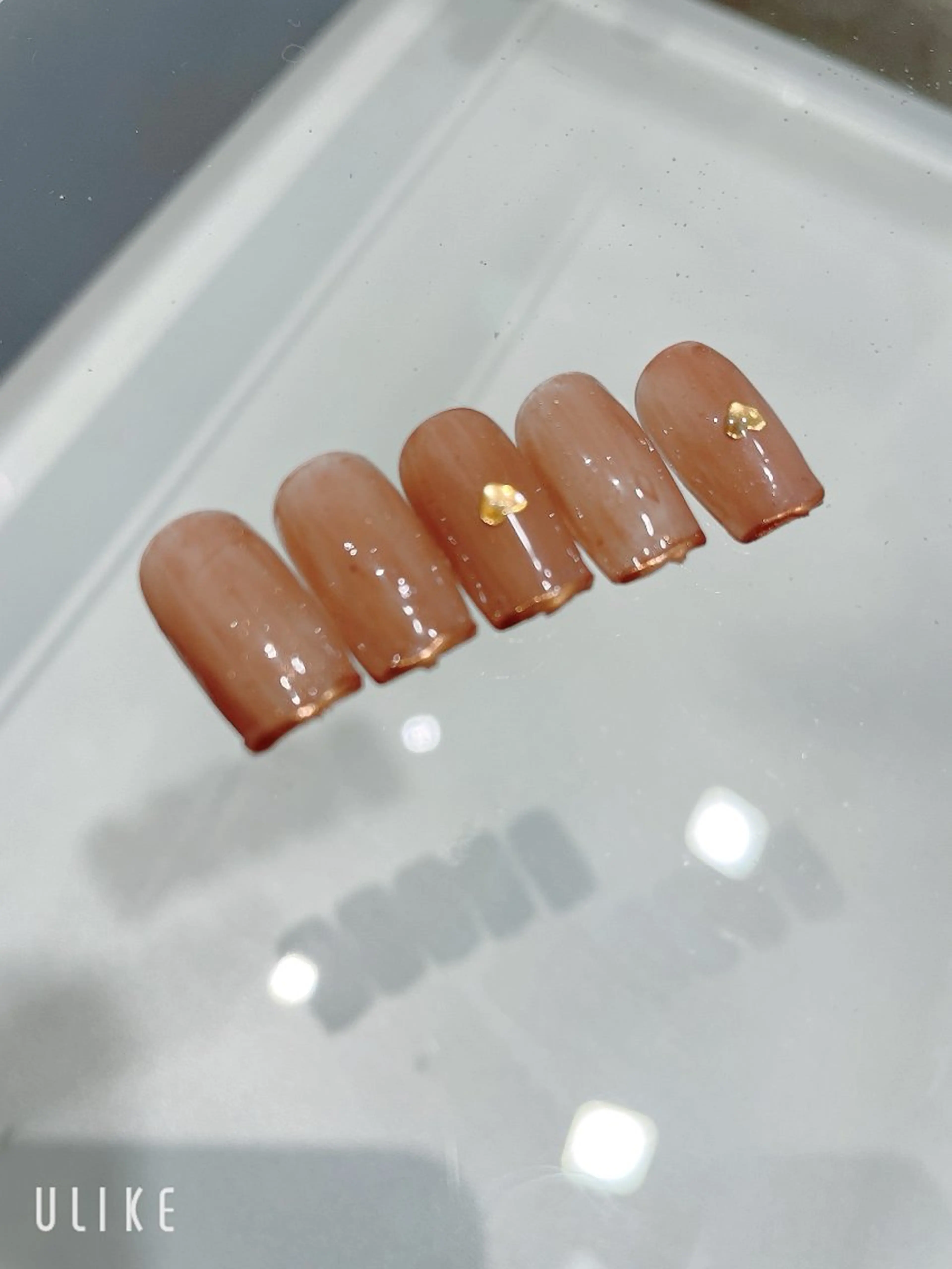 ネイル ハート シンプルネイル 梶原 久美のネイルデザイン