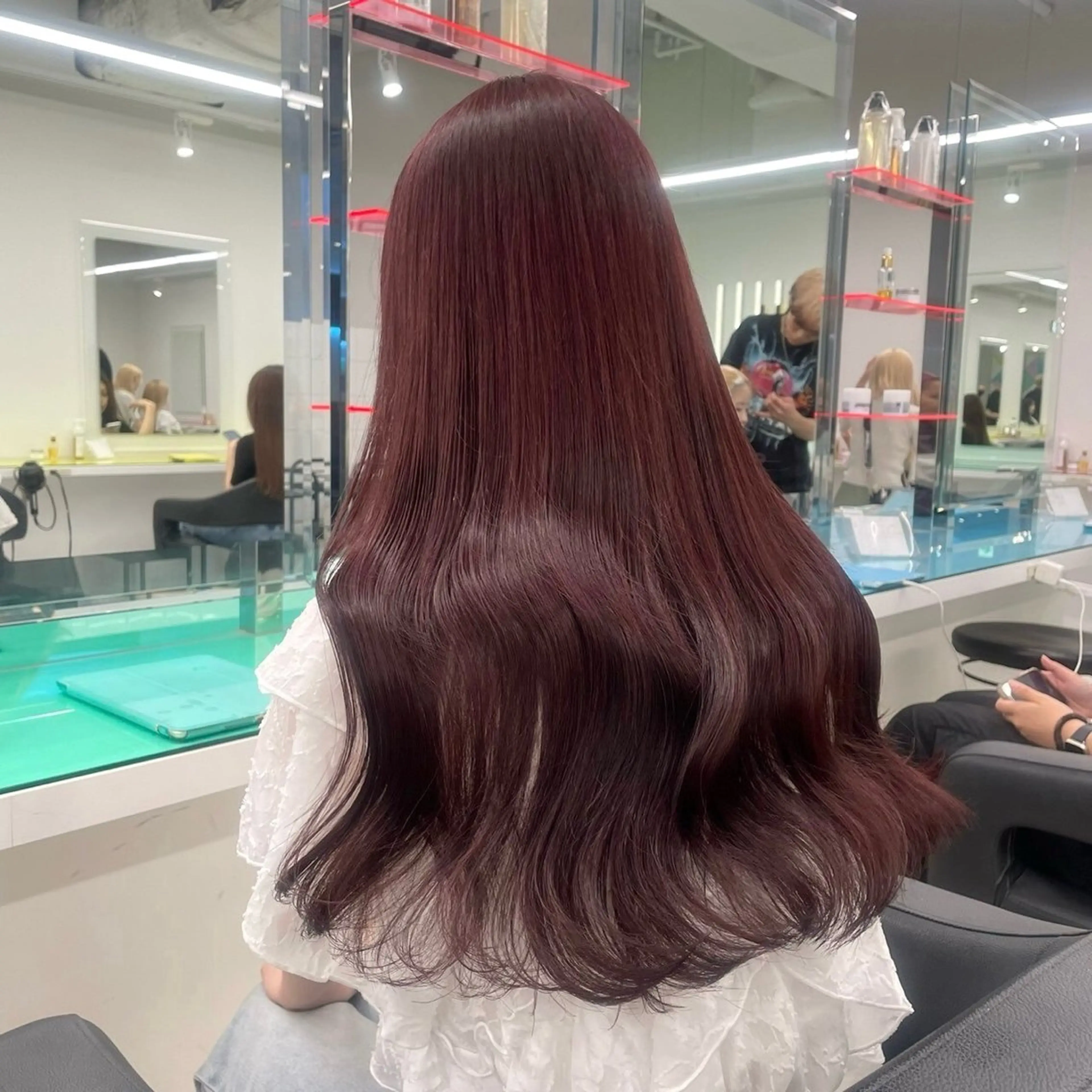 ロング カラー みう/仙台/暖色/ 艶髪/顔周りカット/のヘアスタイル