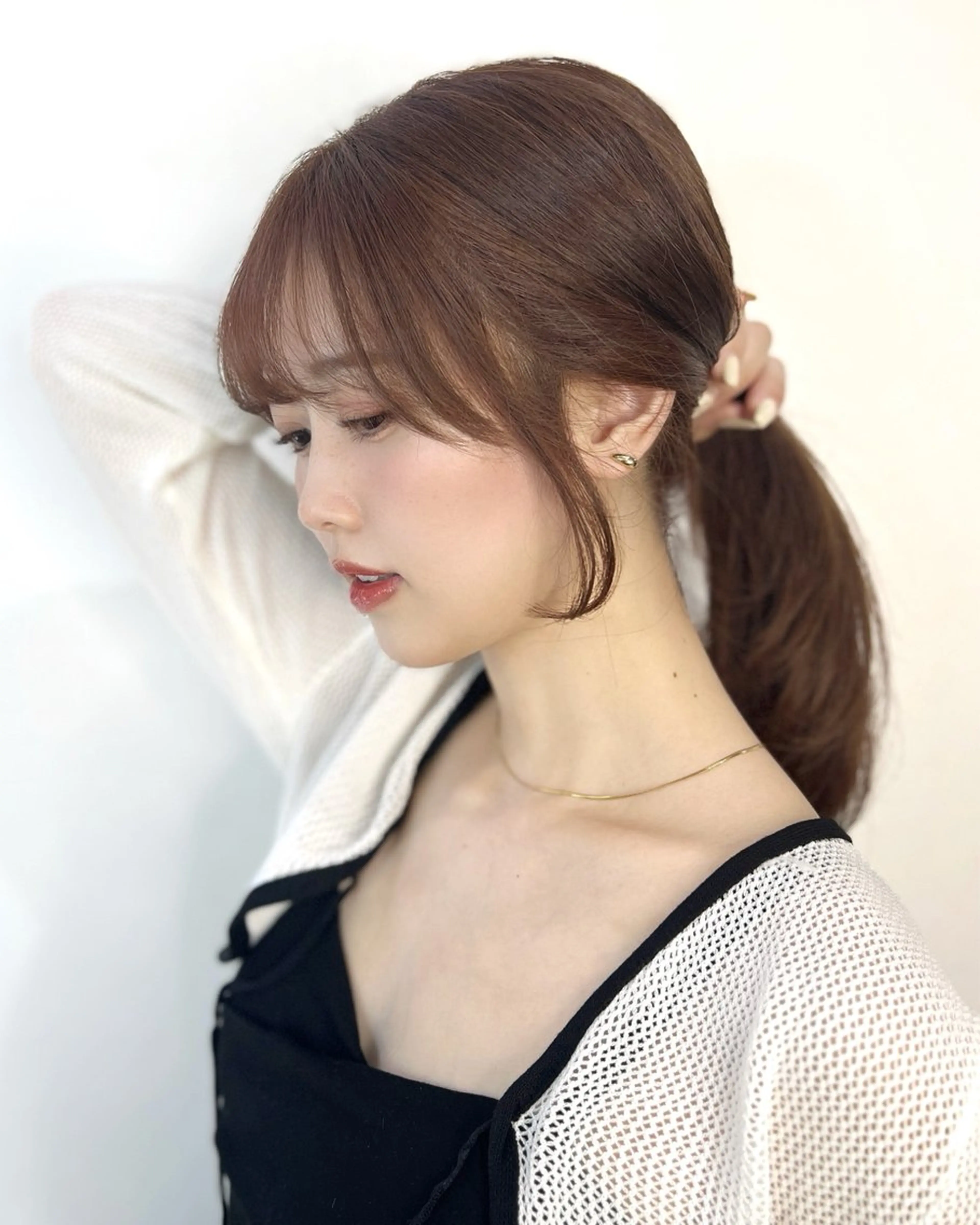 うねり、くせ毛解決🫶髪質改善トリートメント付き🍀前髪.顔周り縮毛矯正+カット+髪質改善カラー✨の写真