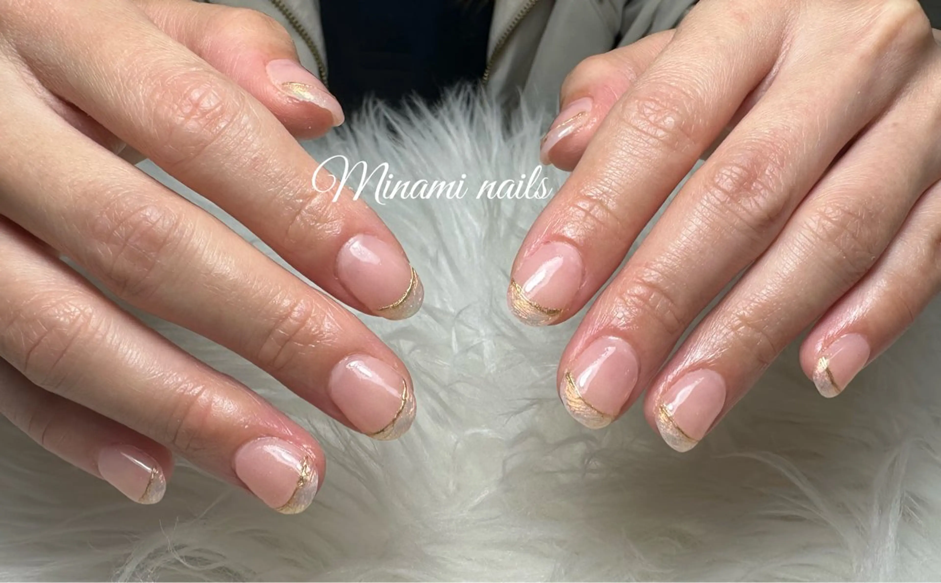 ネイル アートネイル オーロラネイル ガーリー キラキラネイル 韓国ネイル Minami Nailsのネイルデザイン