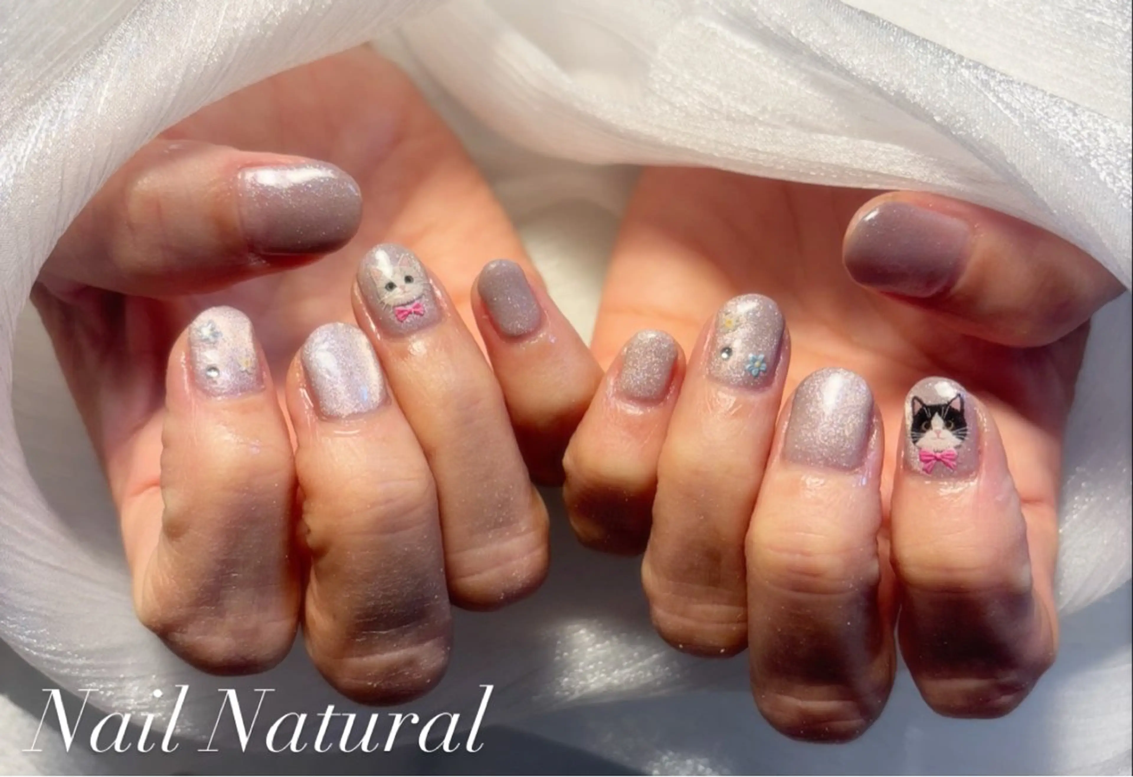 ネイル マグネットネイル ハンドネイル Nail salon Natulalのネイルデザイン