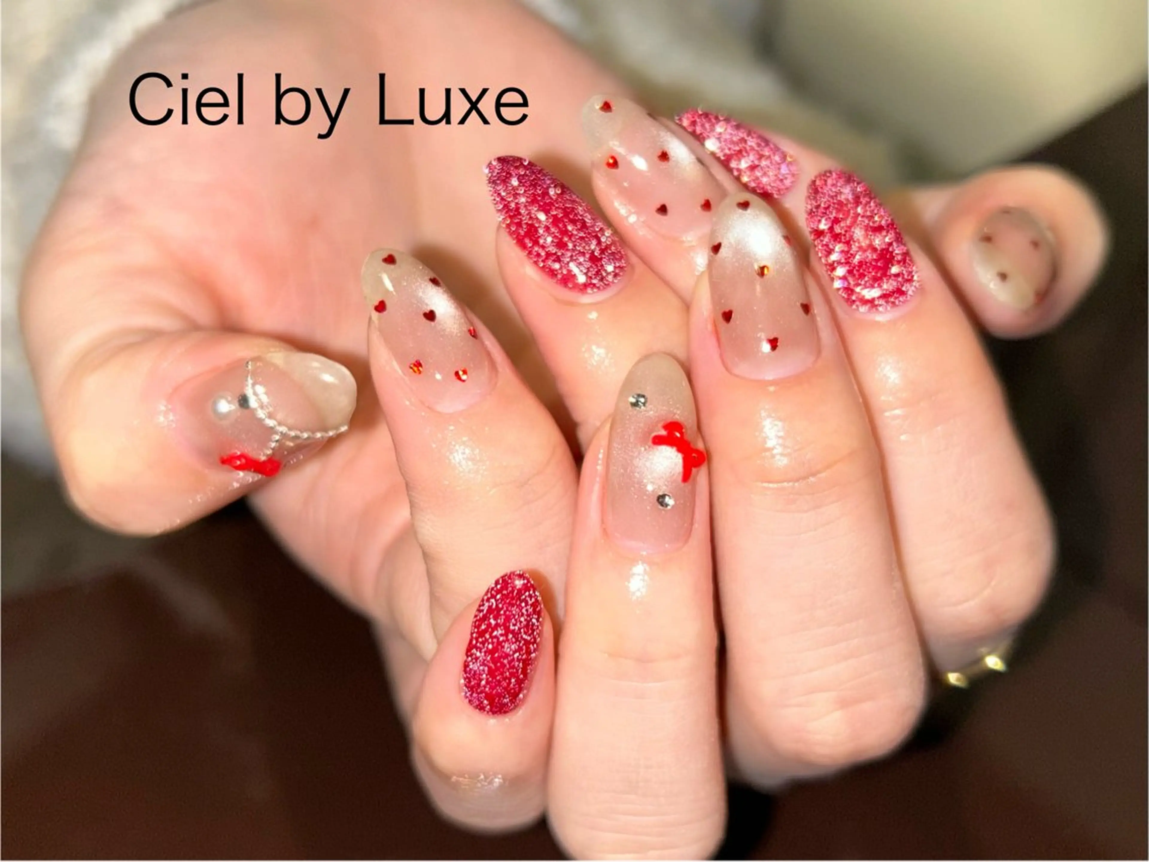 ネイル フラッシュネイル CielbyLuxe manamiのネイルデザイン