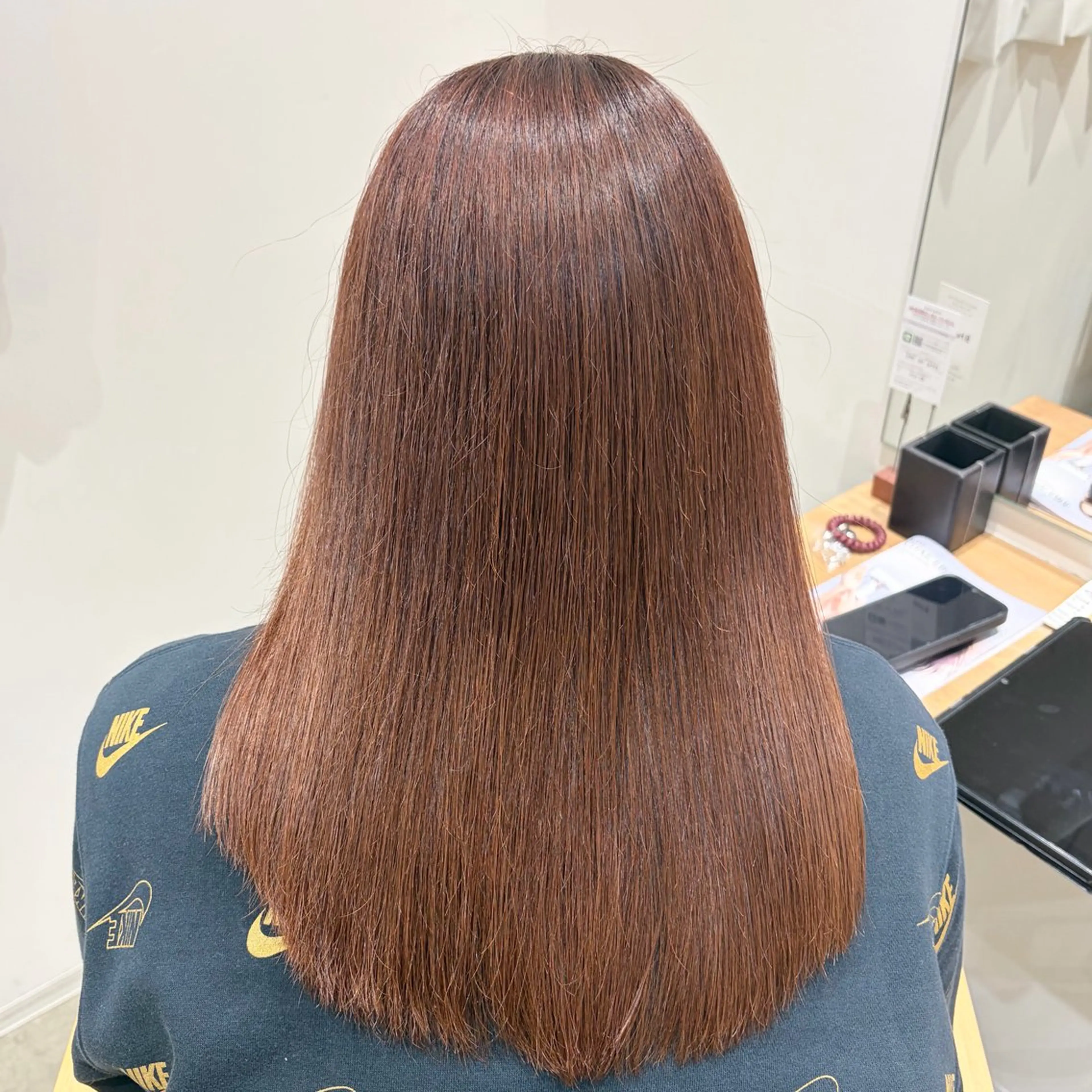 カラー ベージュカラー 杉田 理胡のヘアスタイル