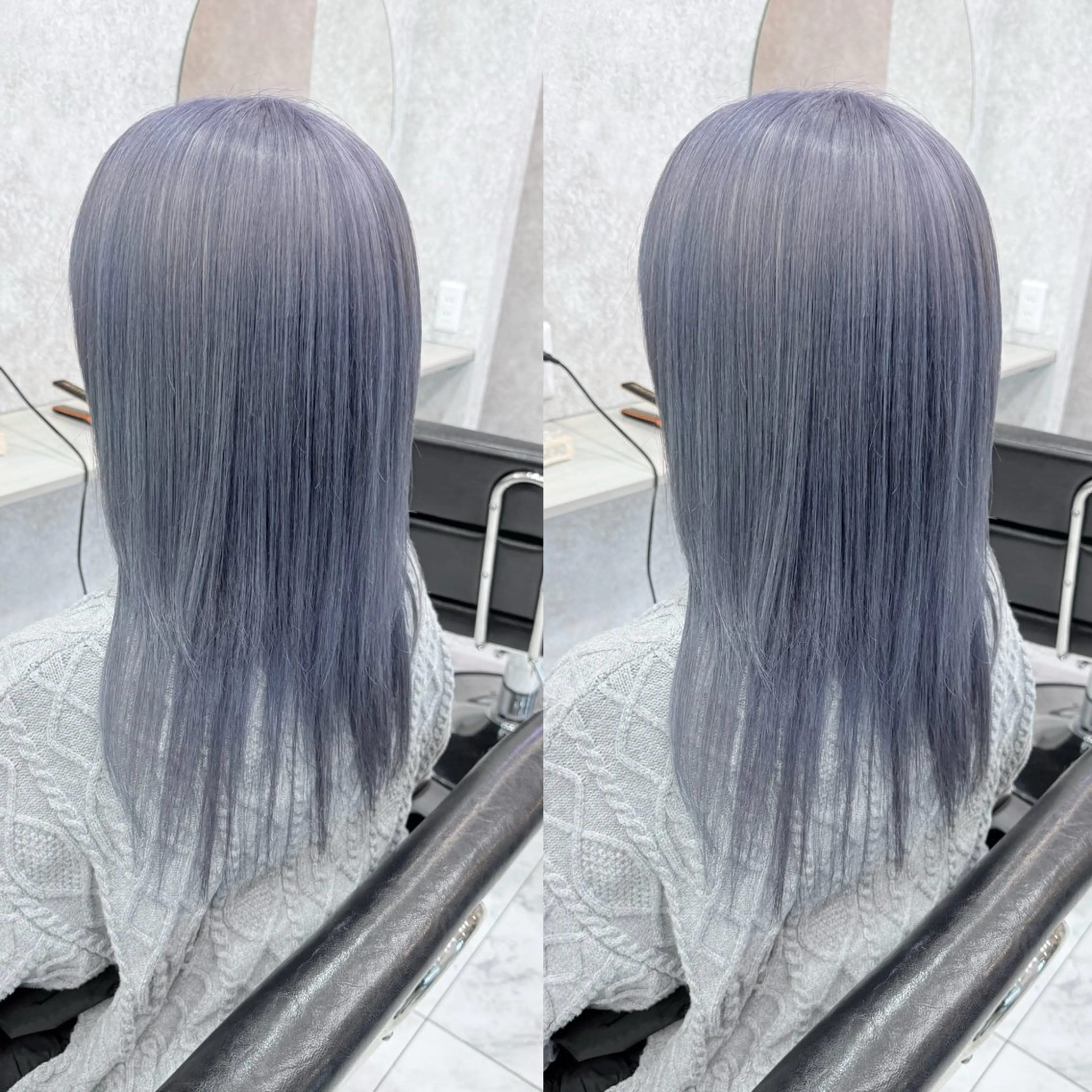 ミディアム カラー 🌺ハイトーン🌺 矢葺 なぎさ🌺🌺のヘアスタイル