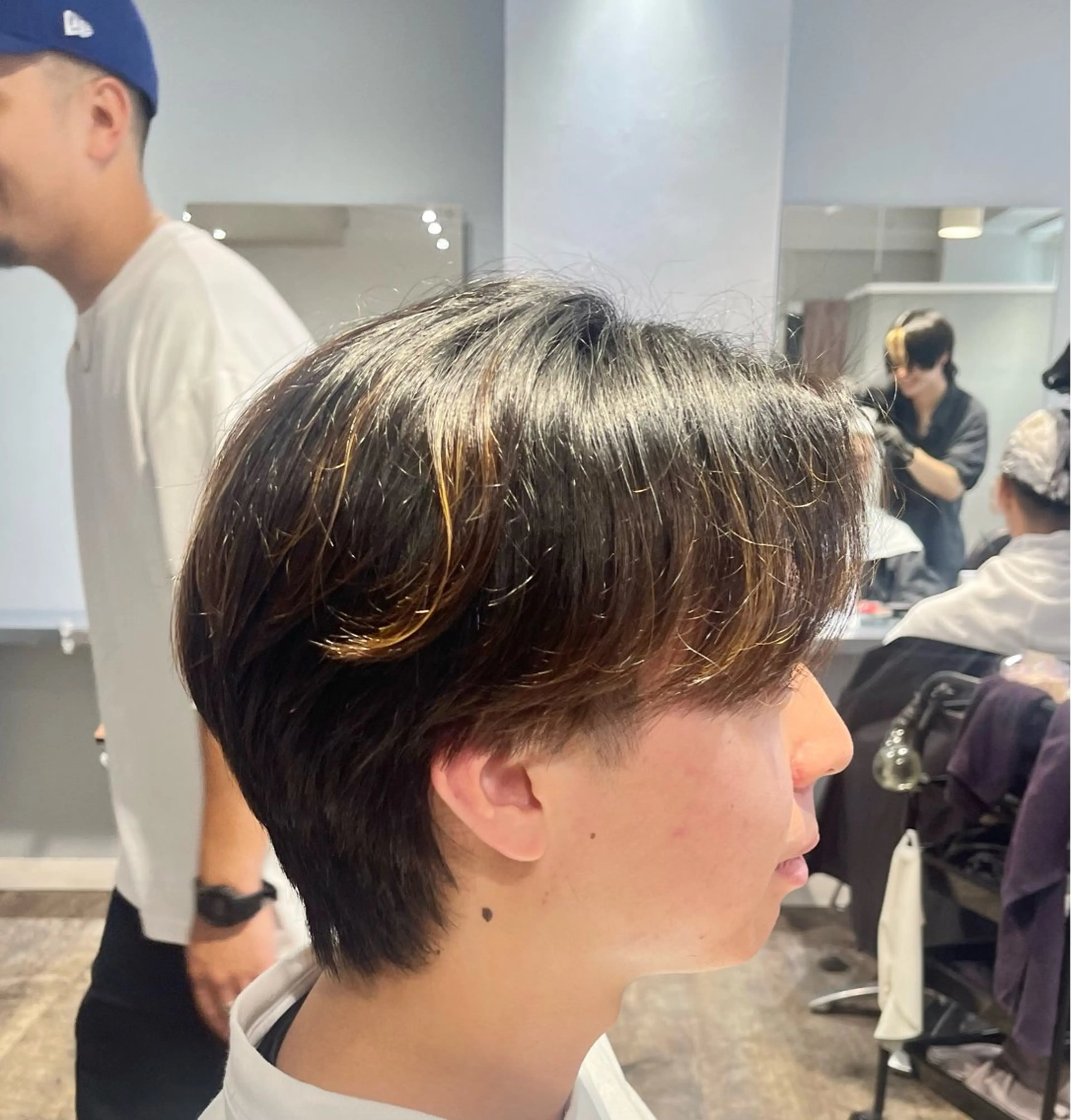 メンズ カット パーマ 大人男子の メンズパーマのヘアスタイル