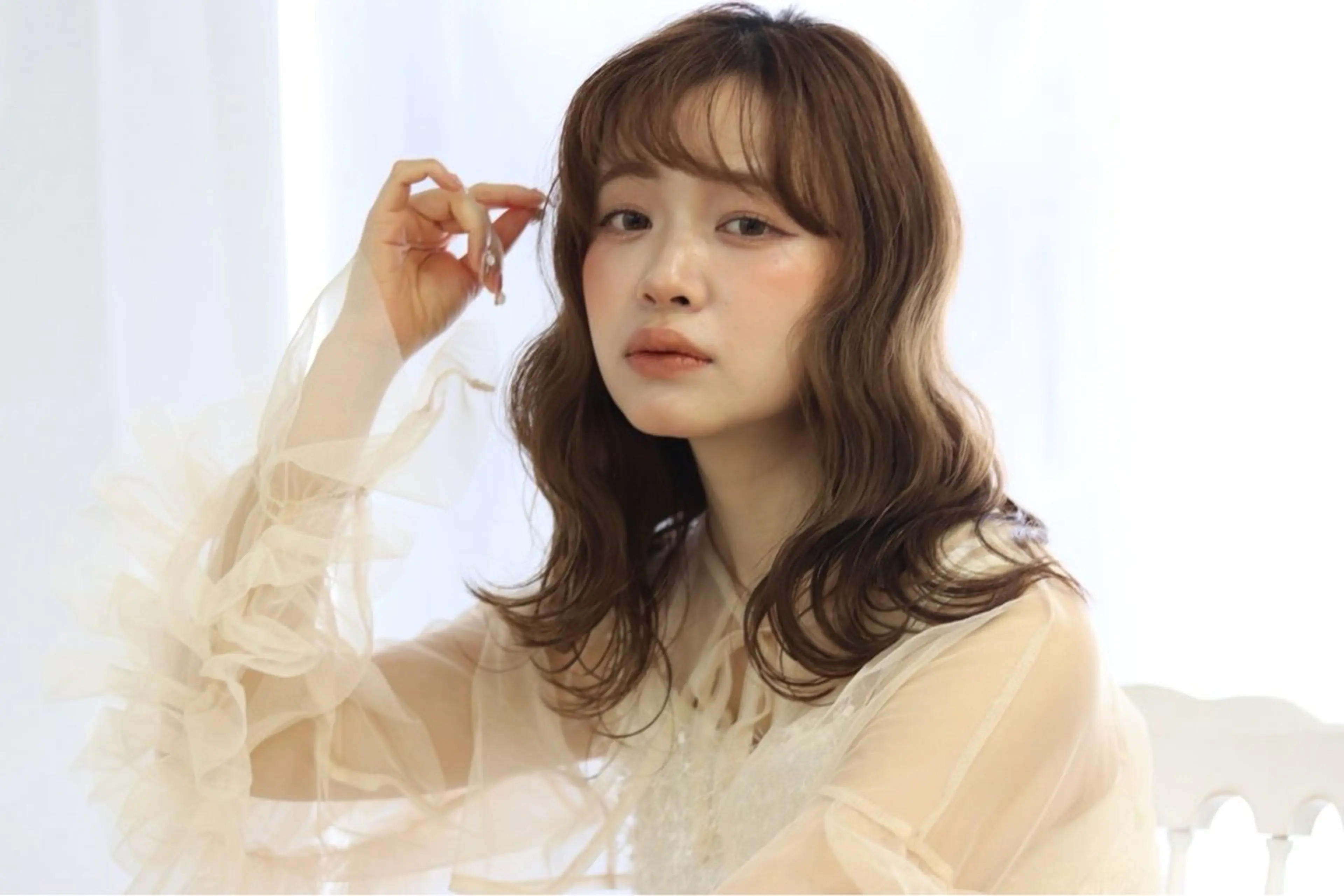 ロング パーマ 渡邉 優星のヘアスタイル