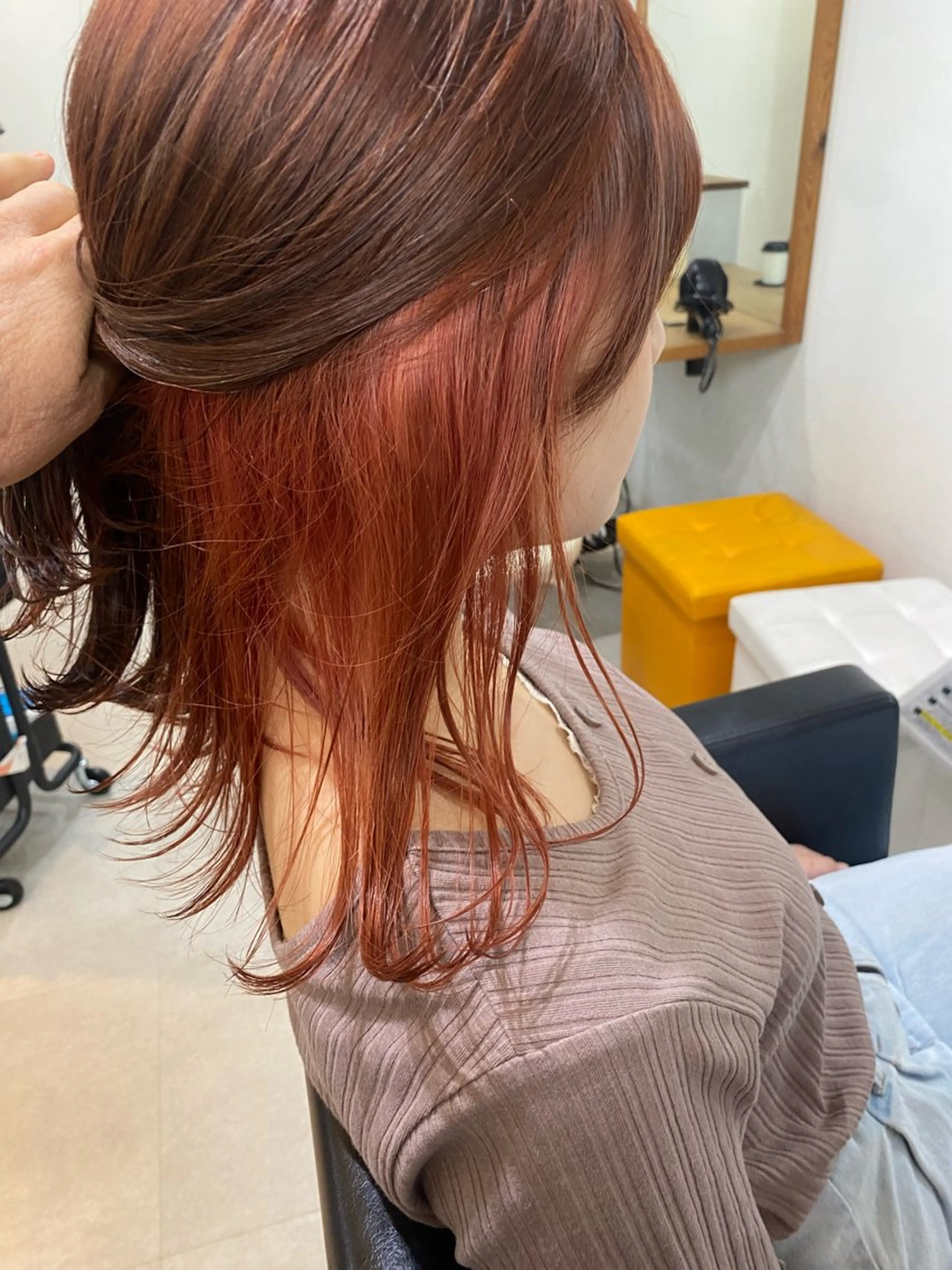 カラー 🐬脱白髪染めカラー 清水大世🐬のヘアスタイル