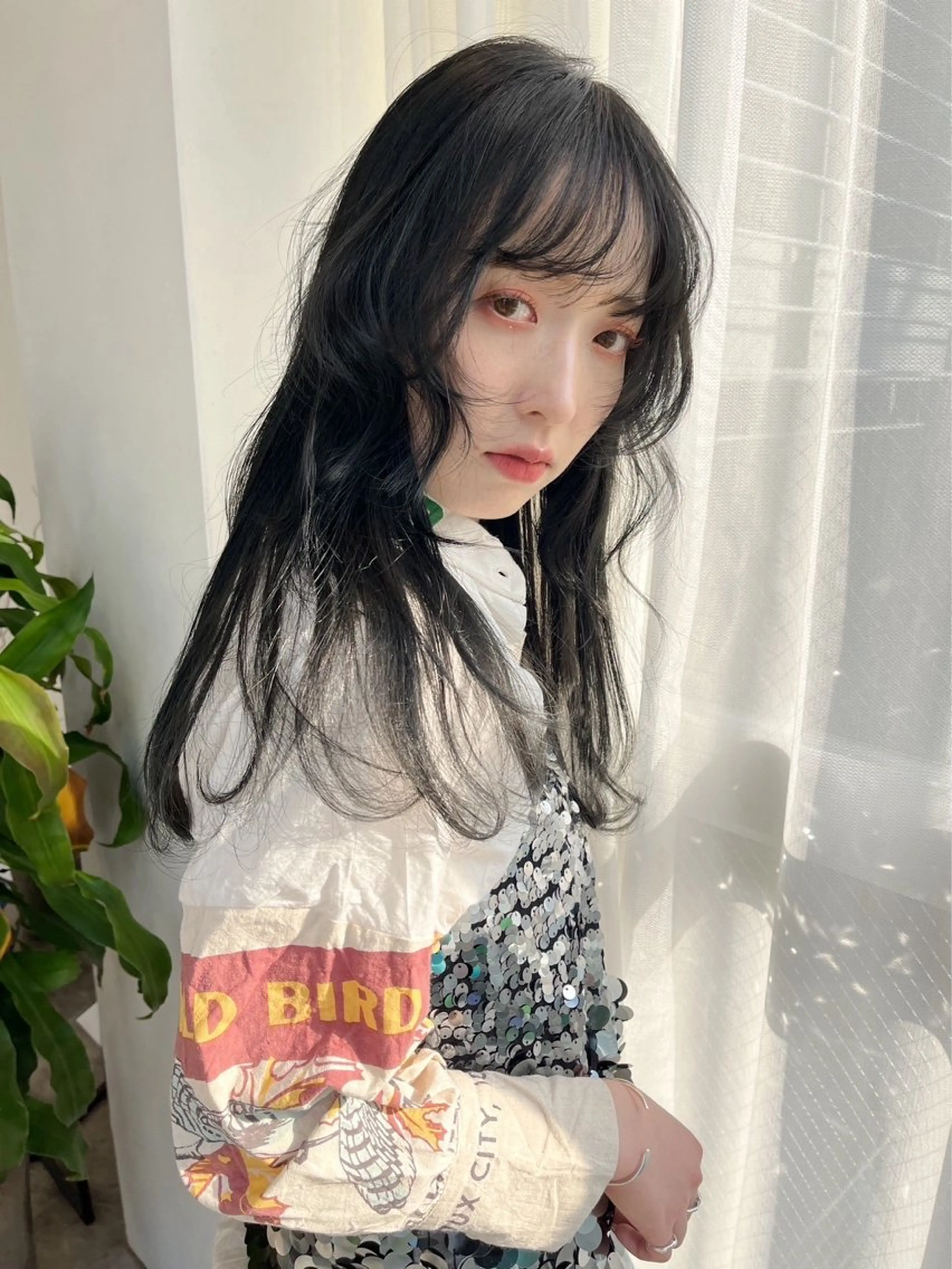 セミロング ness rinaのヘアスタイル