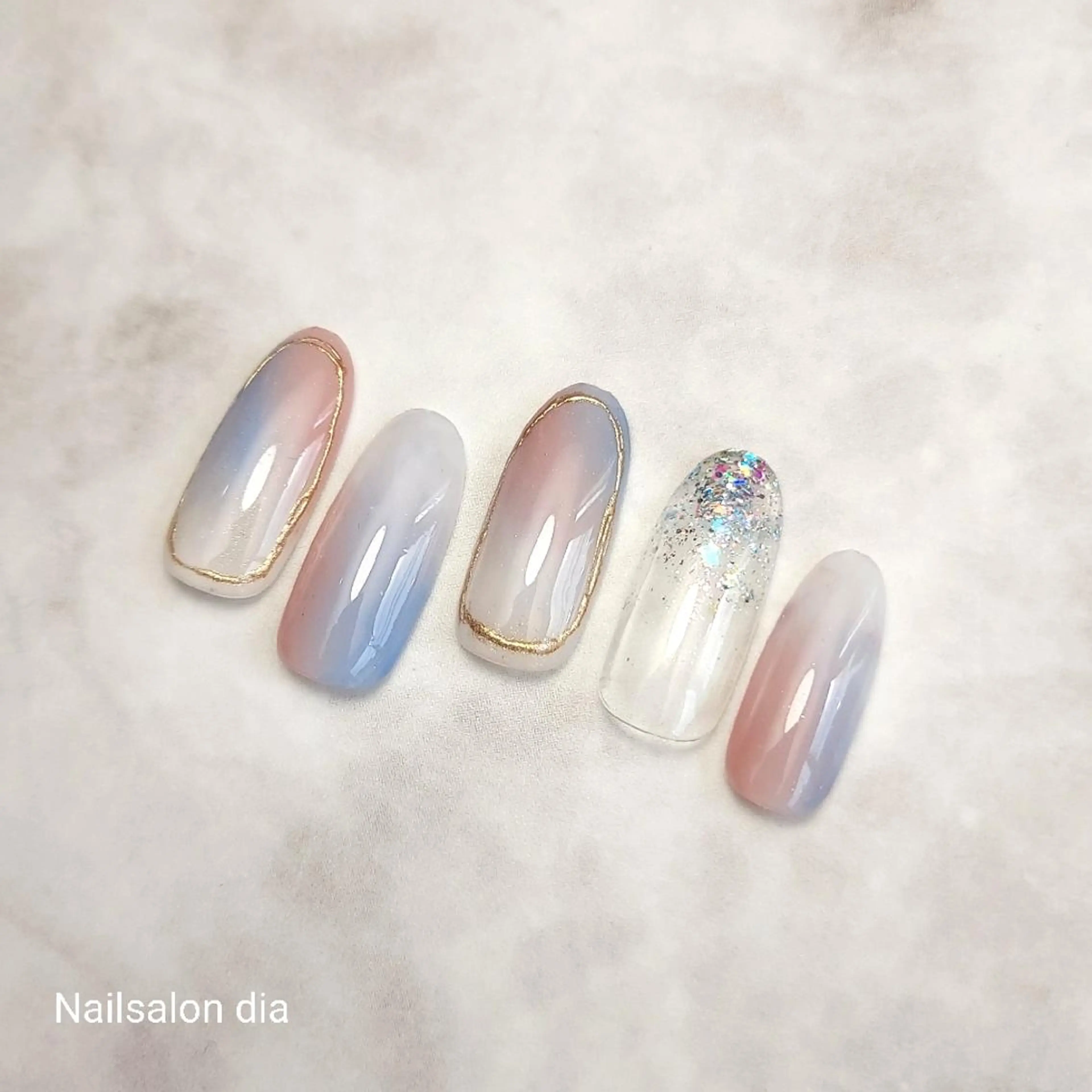 ネイル チークネイル フラワーネイル キラキラネイル マグネットネイル ミラーネイル ハンドネイル 栗東駅 徒歩10分 ネイルサロン ディアのネイルデザイン