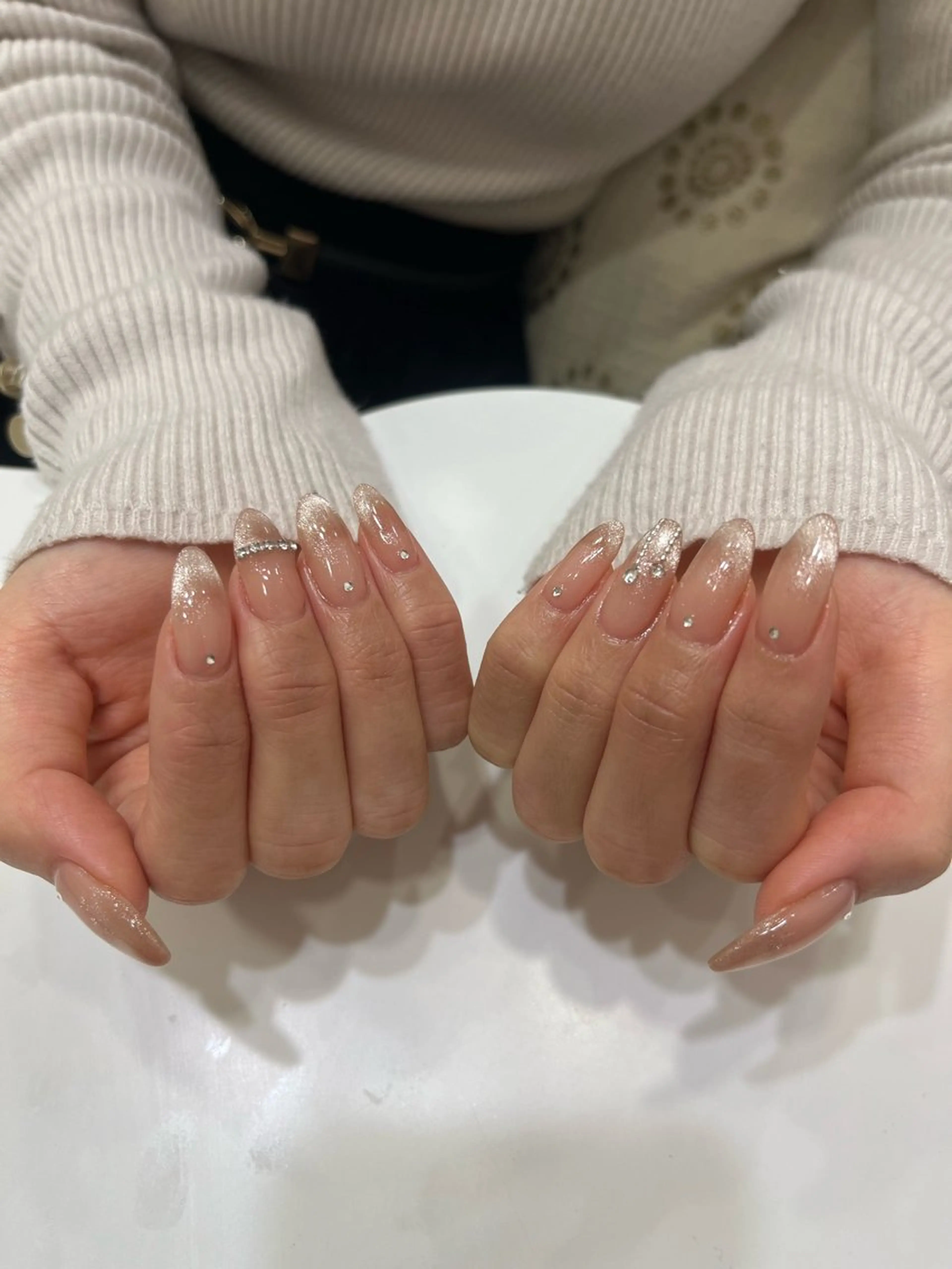 ネイル マグネットネイル ワンホンネイル ハンドネイル grancieux 青葉台/Natsuのネイルデザイン