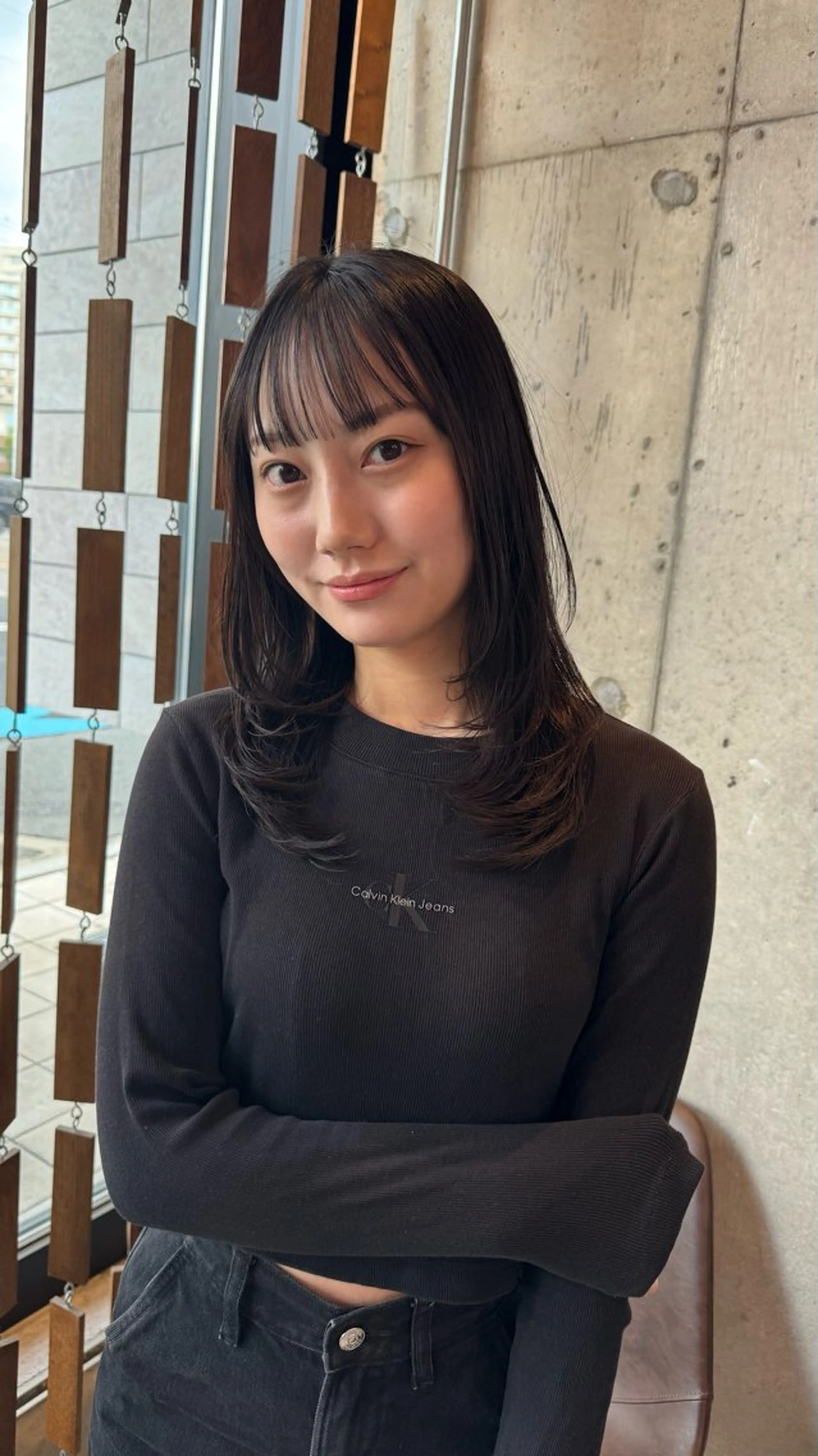 ロング カット 縮毛矯正 トリートメント 三好 祐希 #似合わせ#髪質改善のヘアスタイル