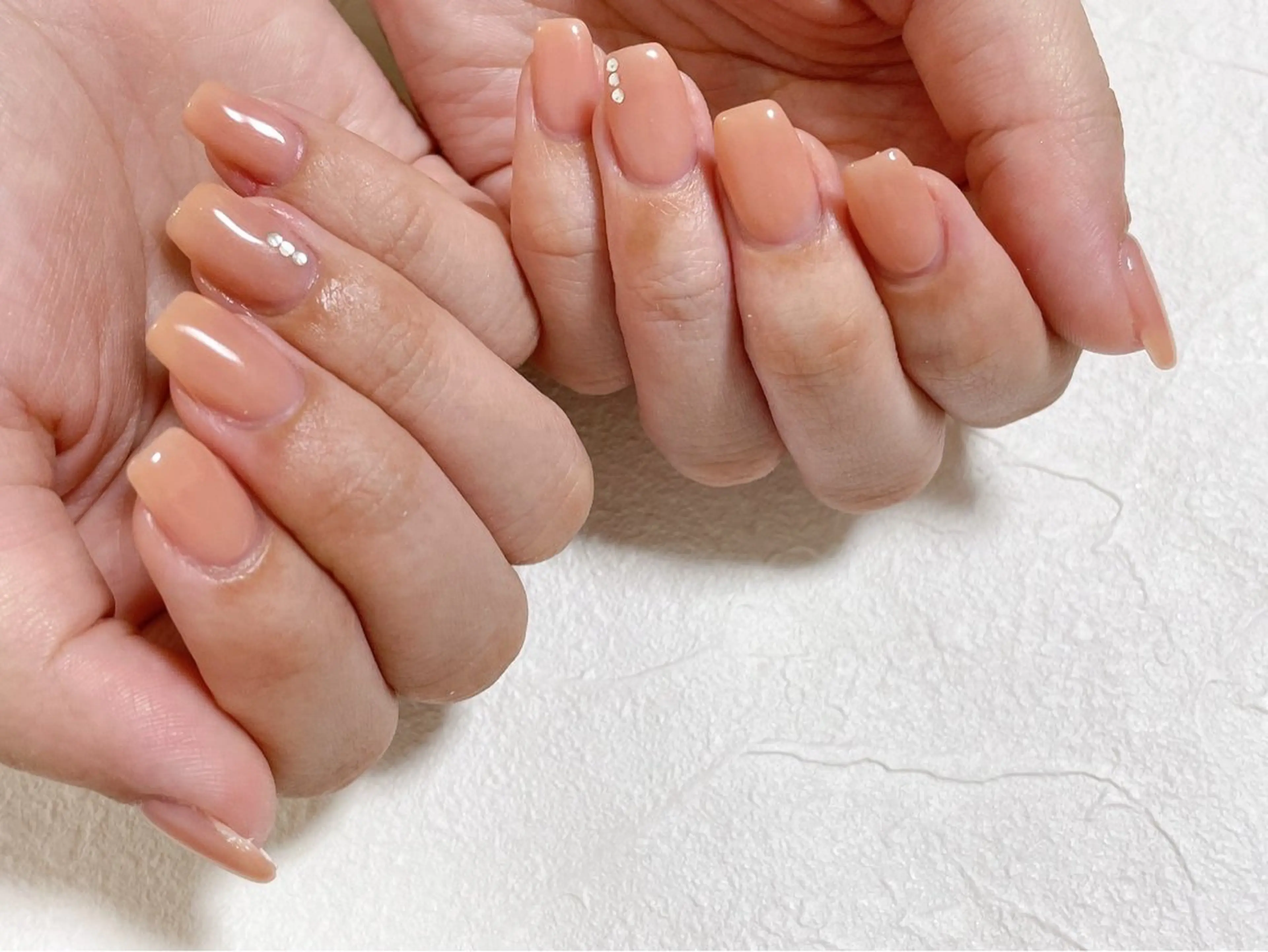 ネイル ストーンネイル ハンドネイル kiki nail たまプラーザのネイルデザイン