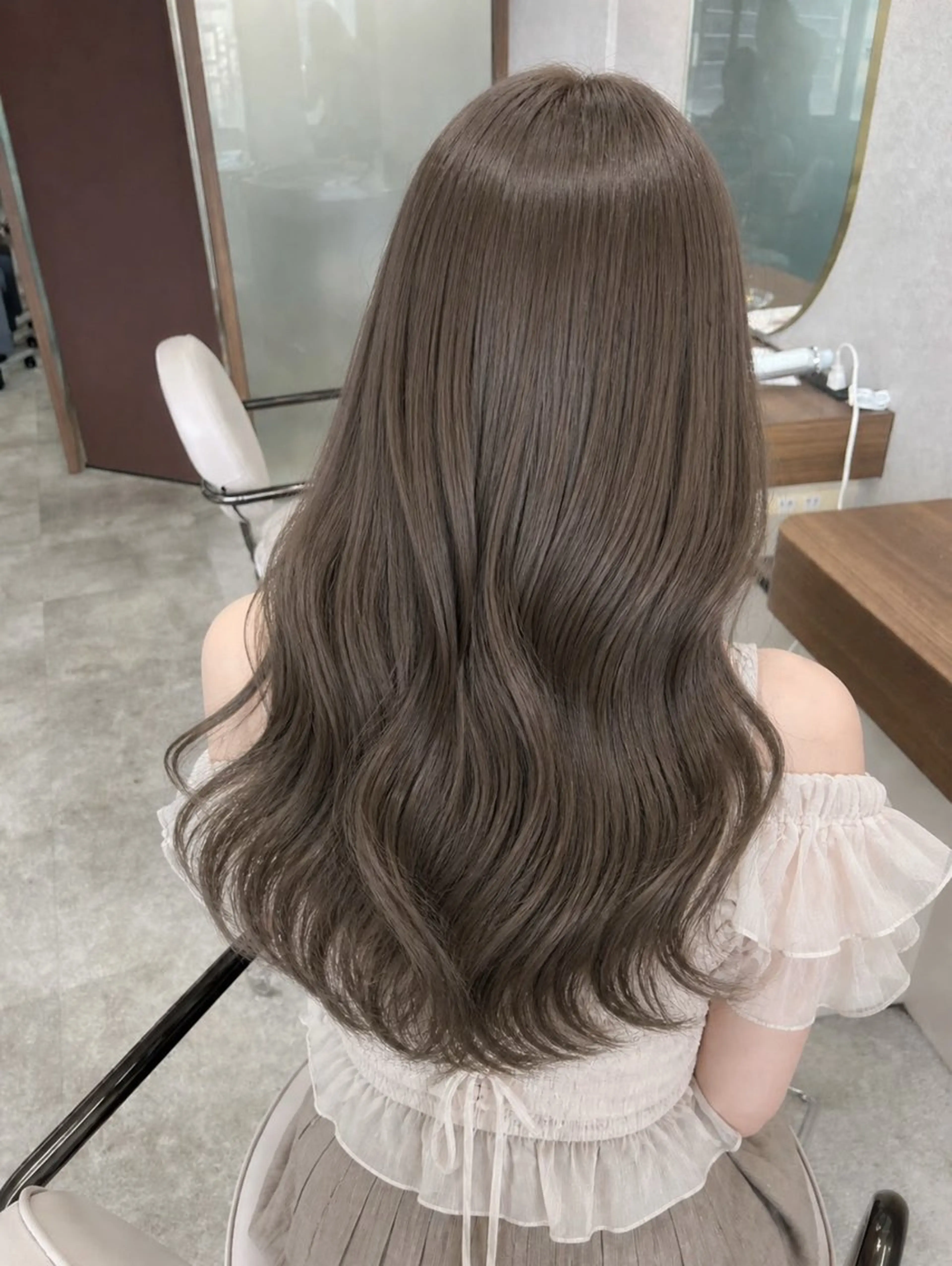 ミディアム カラー 🎀透明感カラー/ 博多美容室ゆうあ🎀のヘアスタイル
