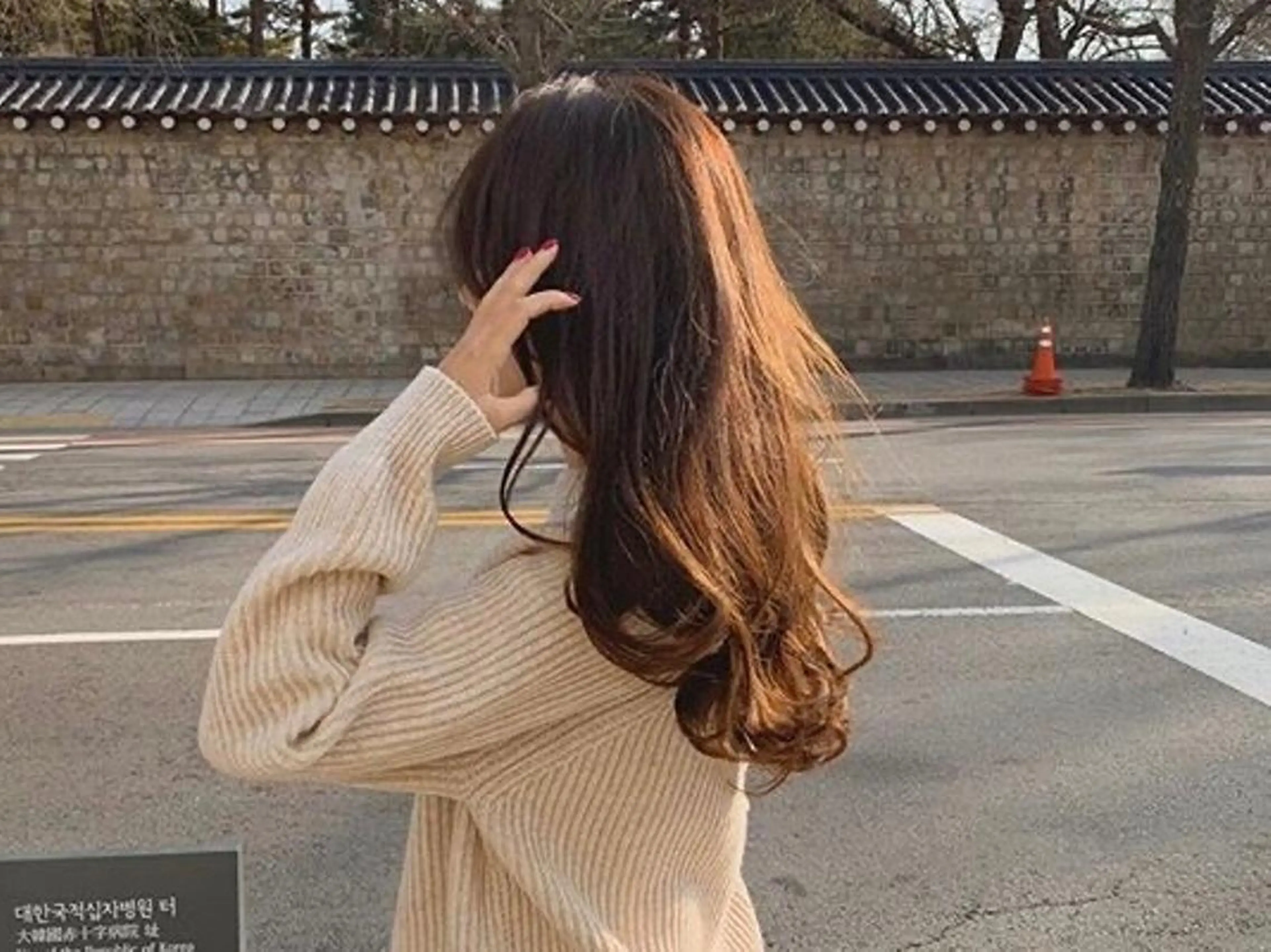 【プレミアムコース🧡話題の超音波アイロントリートメント♪】透明感カラー&超音波アイロン艶髪トリートメの写真