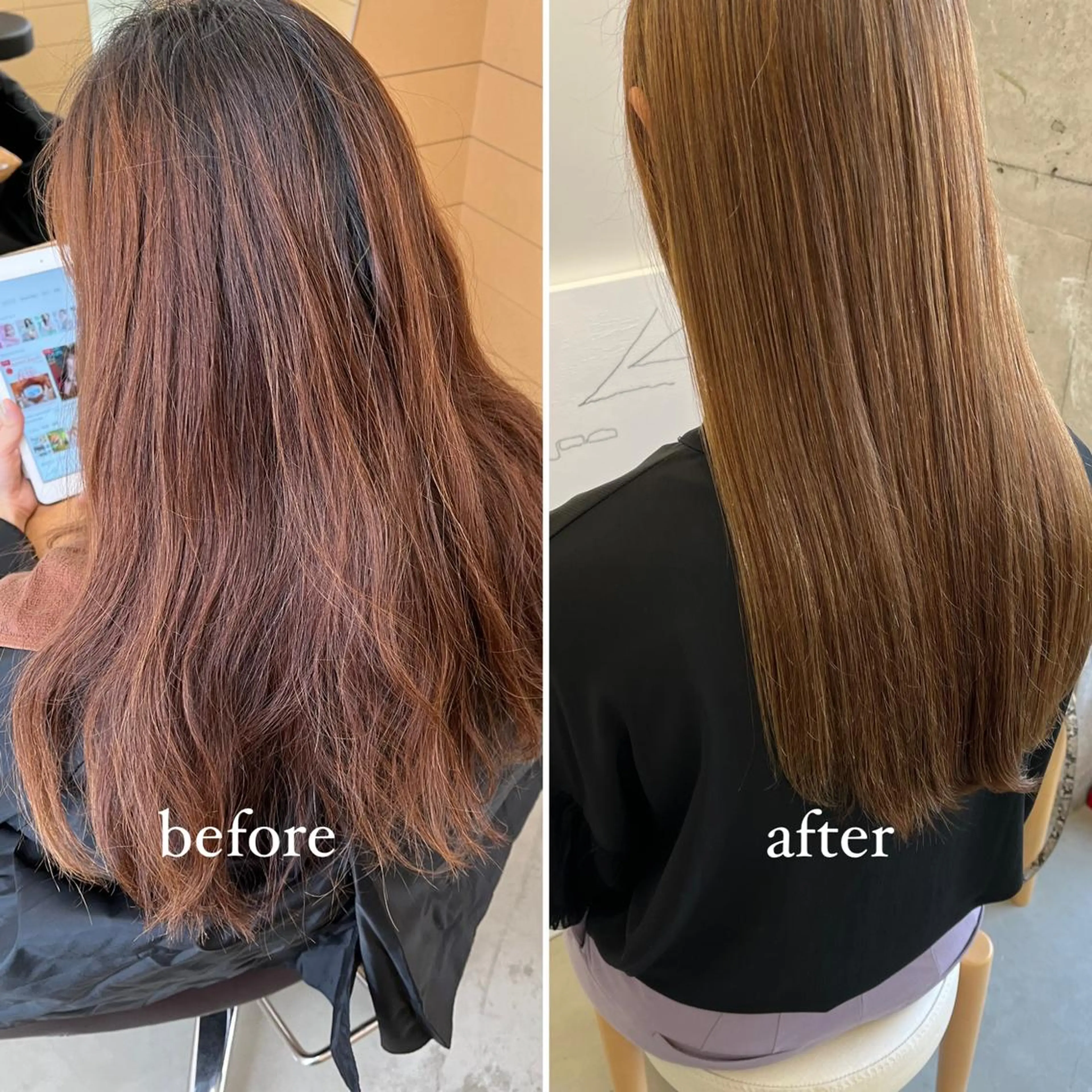 セミロング ハイライト ヘアカラー トリートメント 難波/白髪ぼかし/ KAORIのヘアスタイル