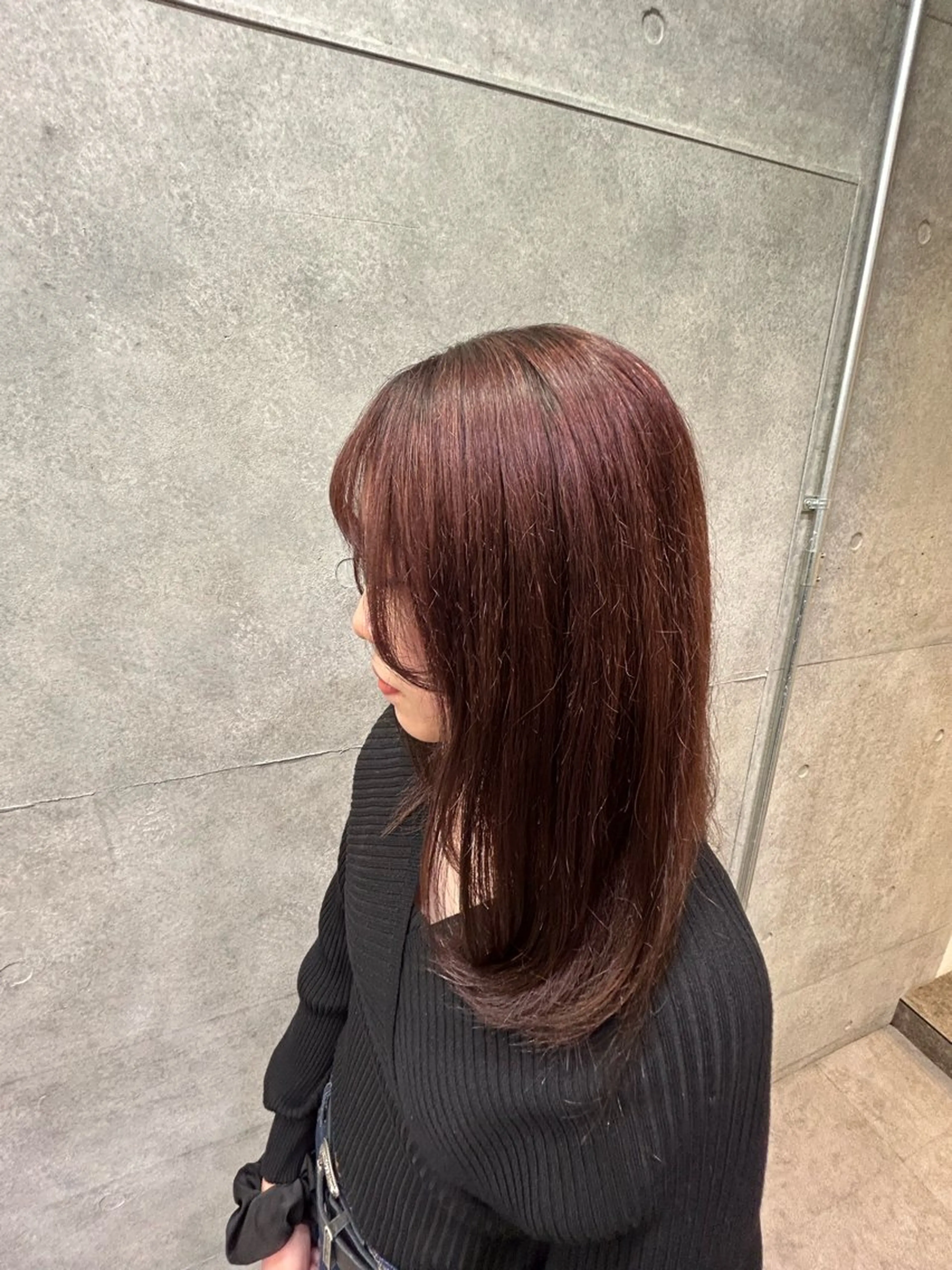 セミロング カラー ヘアカラー トリートメント レイヤー/ブロンド 透明感カラー/ヒロトのヘアスタイル