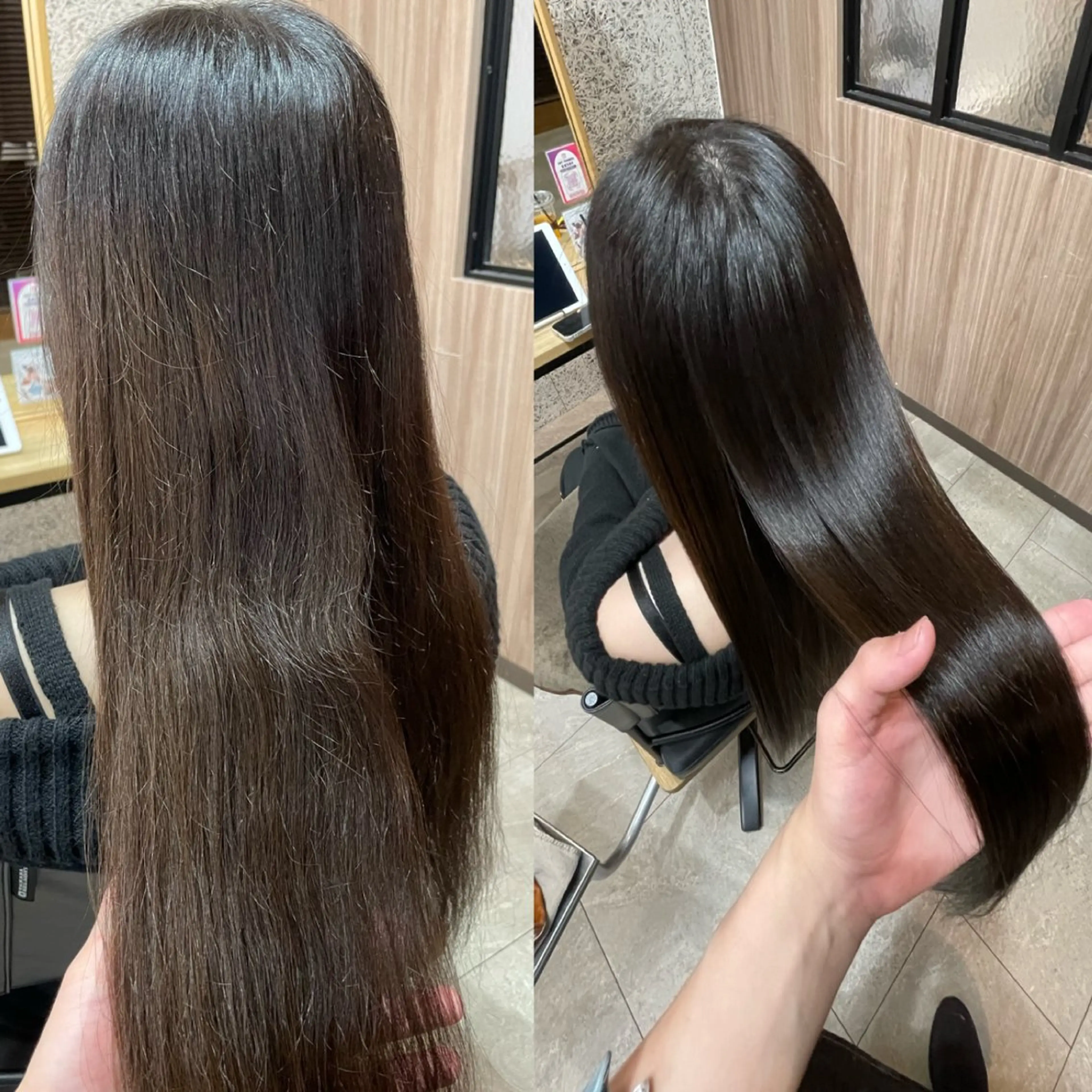 ロング 縮毛矯正 縮毛矯正 浅川恵太/縮毛矯正 /ブリーチ縮毛矯正のヘアスタイル