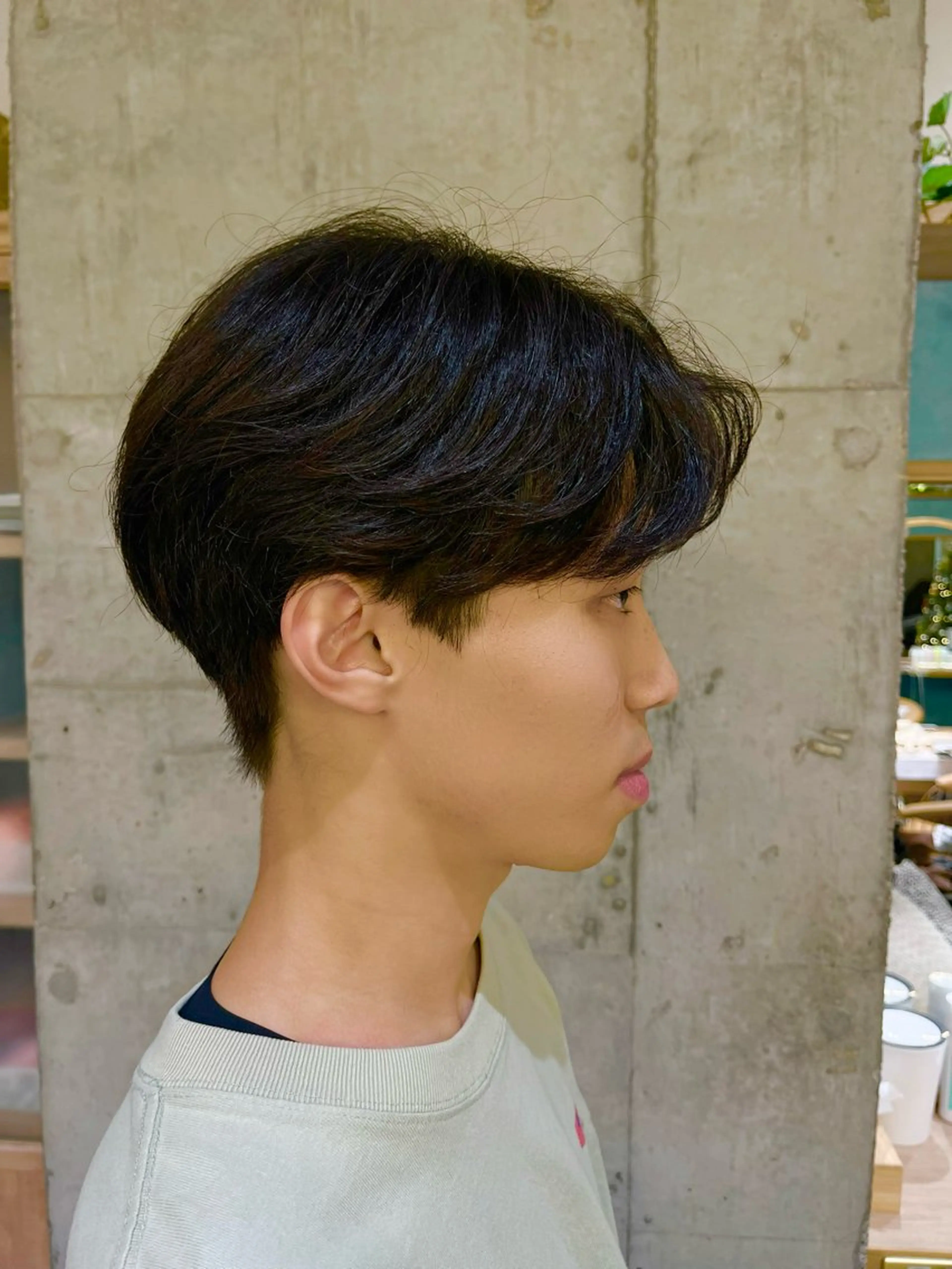 メンズ センターパート メンズ韓国風 マッシュ rina似合わせ レイヤー/メンズのヘアスタイル