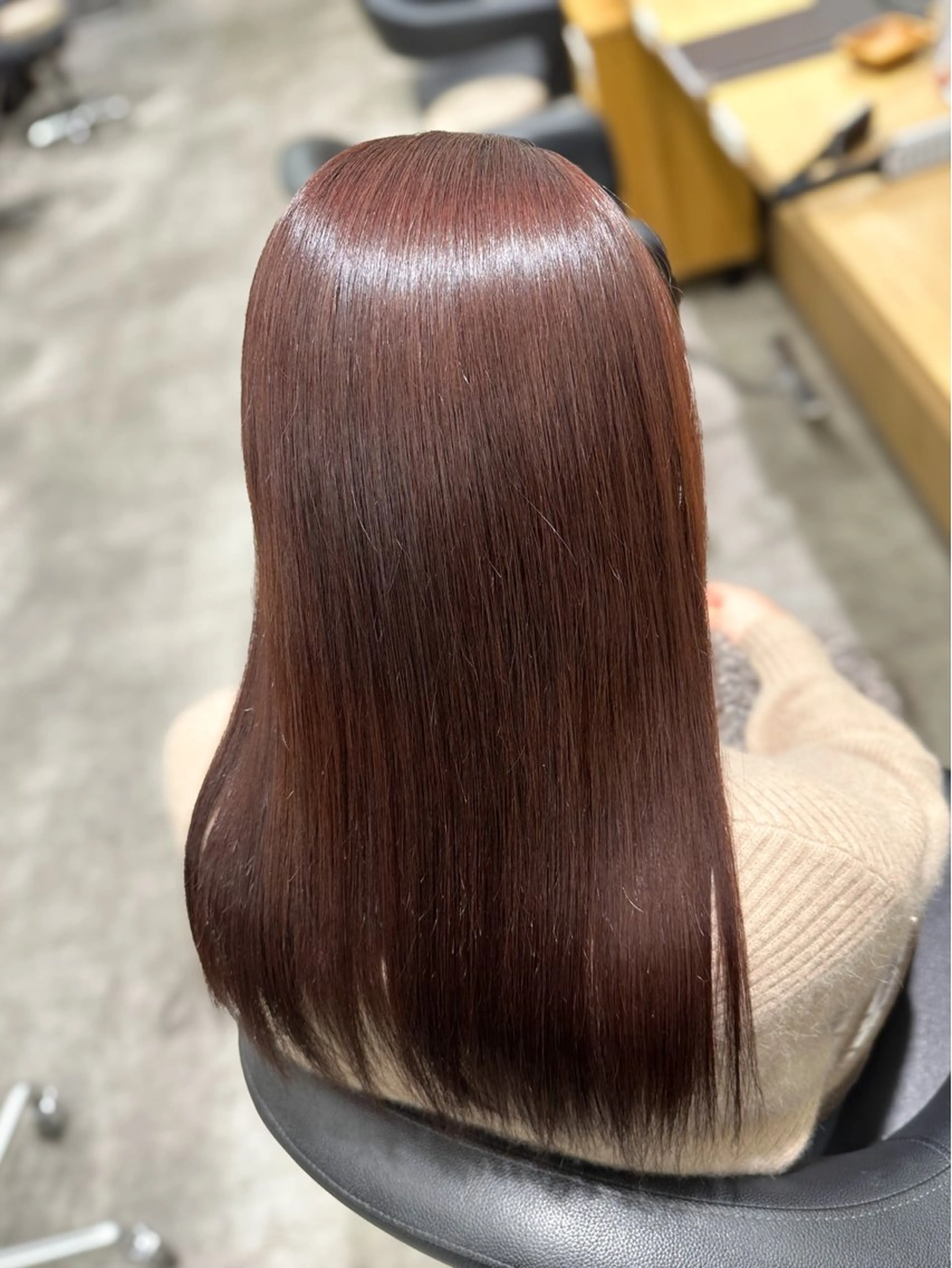 ロング カラー カット ヘアカラー トリートメント 巻ける髪質改善🫧ハ イライト/永田汰伊智のヘアスタイル