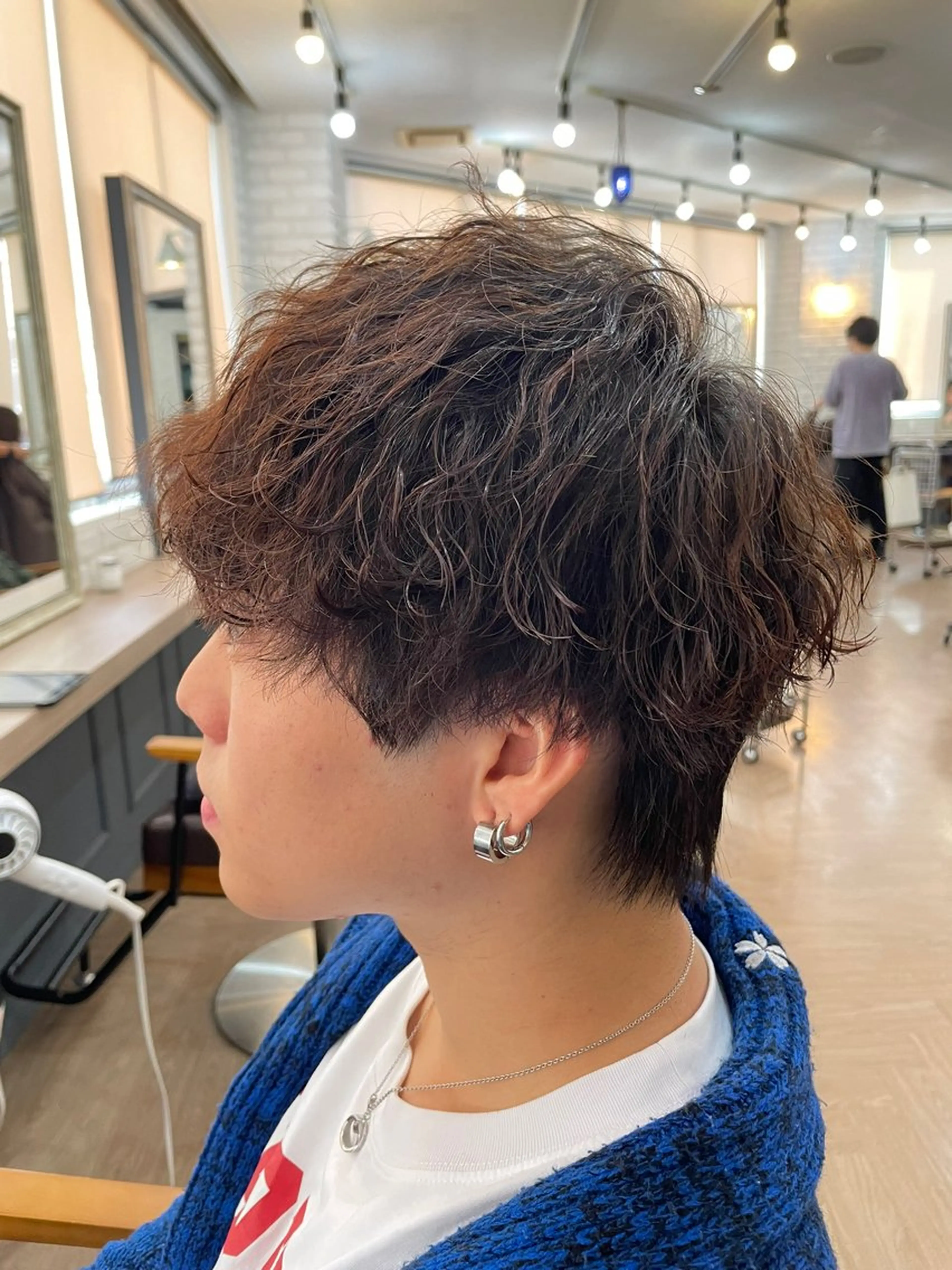 パーマ メンズ メンズパーマ 波巻きパーマ カット パーマ 【マンツーマン接客】 ✂︎🟡酒井司🟡のヘアスタイル