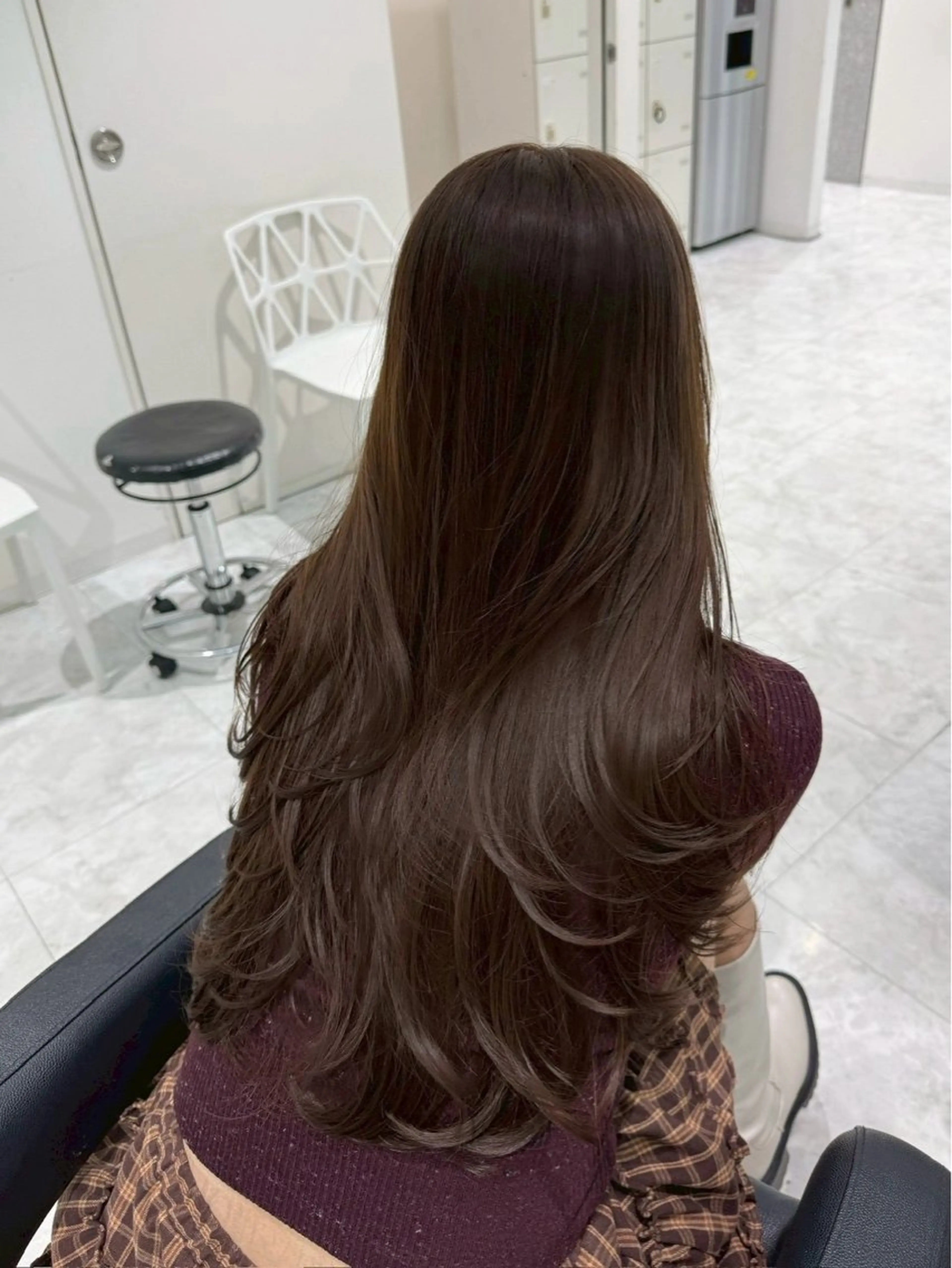 ロング カラー 🤍透明感·ツヤ感 カラー/mai‎🤍のヘアスタイル