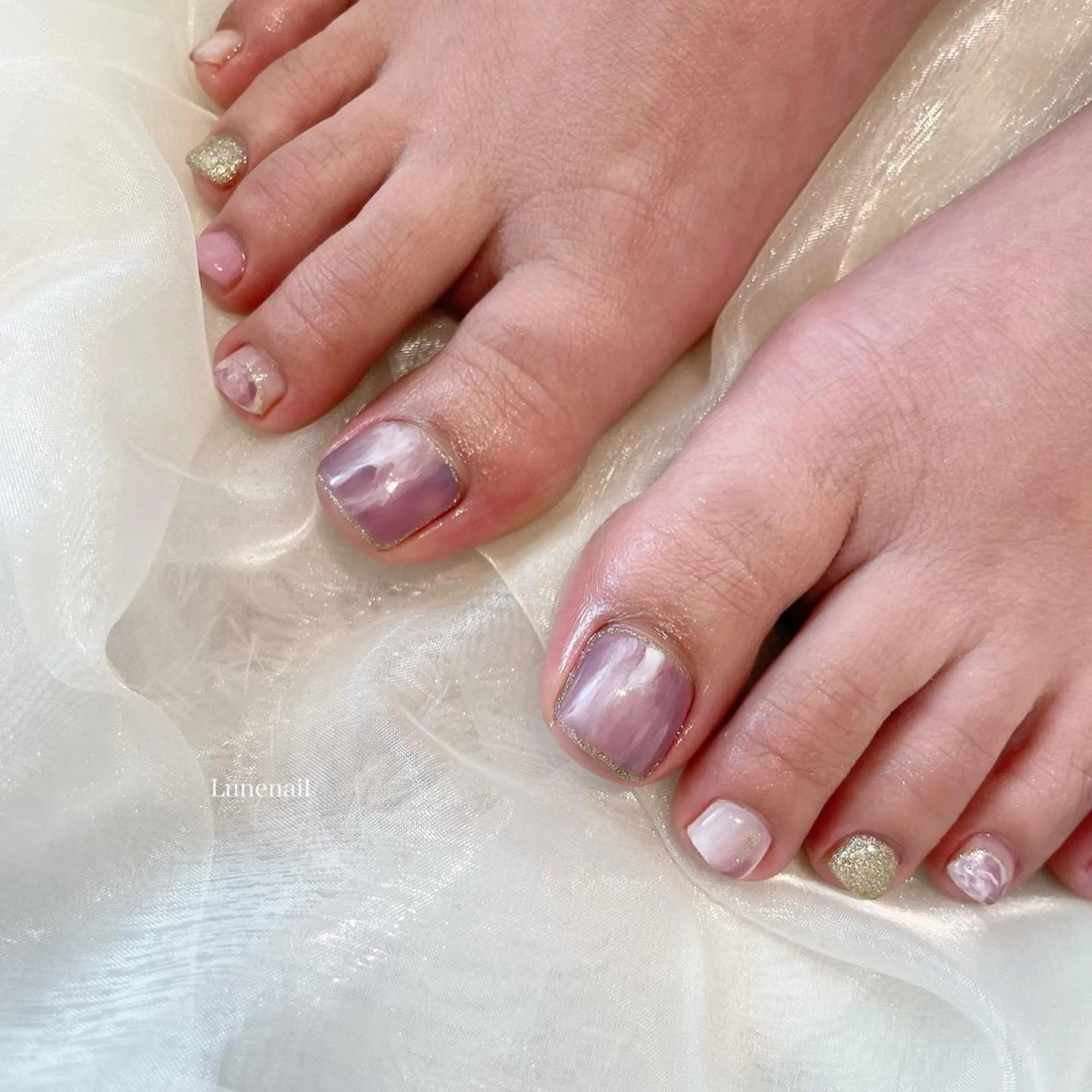 ネイル フットネイル Lune nailのネイルデザイン