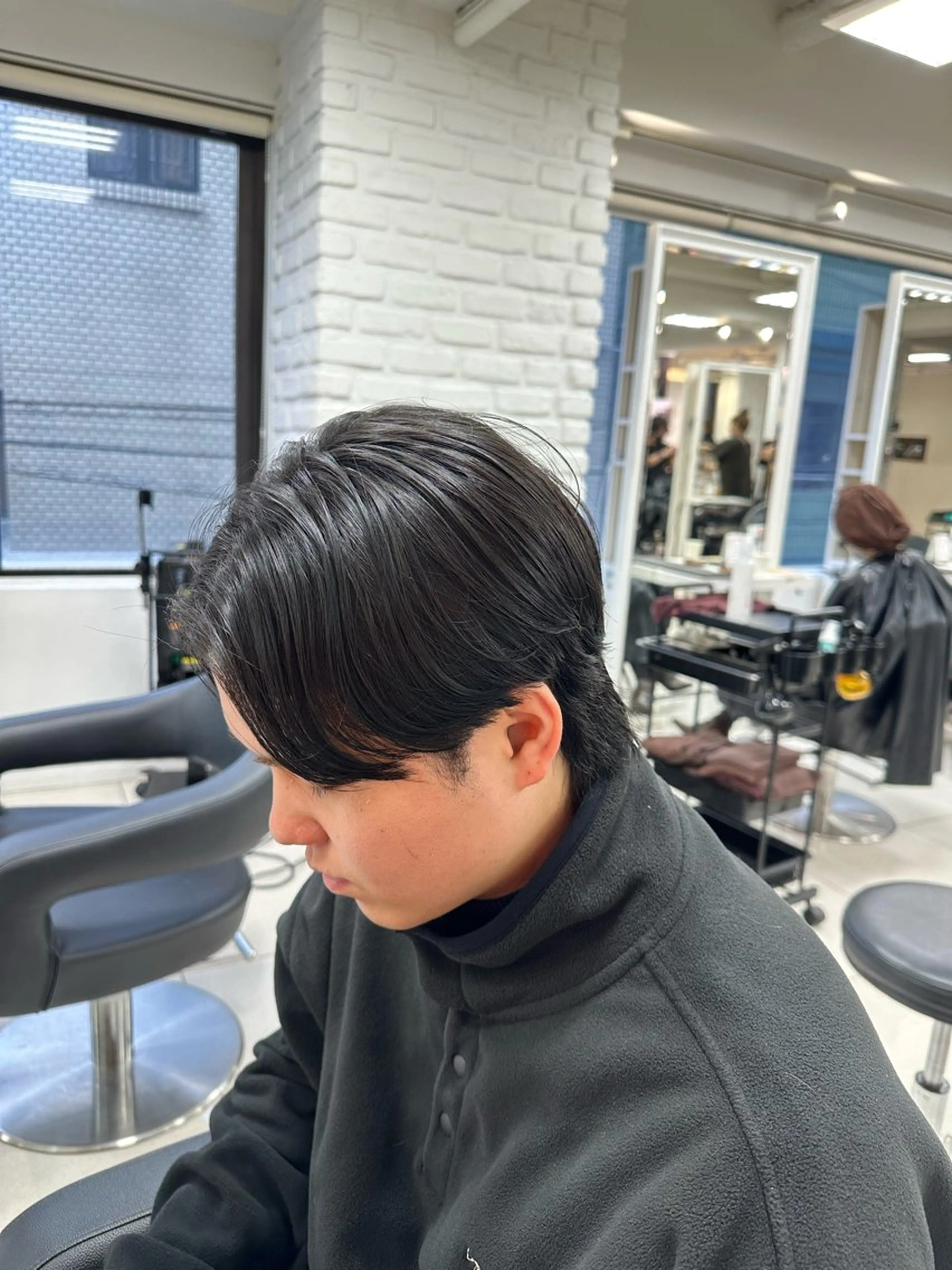 ショート パーマ メンズ 縮毛矯正 カット 縮毛矯正 トリートメント フェザーパーマ職人 🪶ryosukeのヘアスタイル
