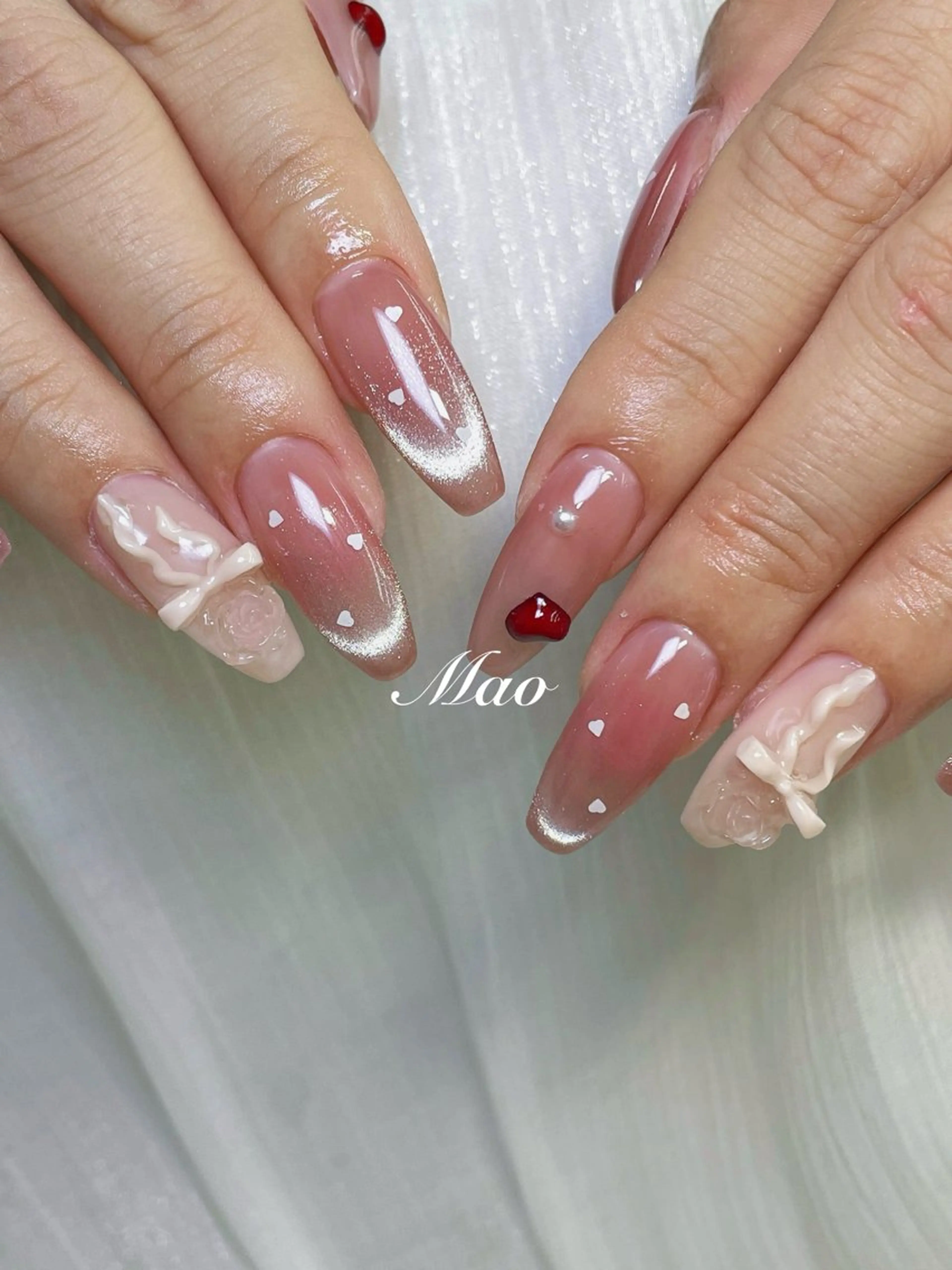 ネイル ワンホンネイル 閨匠ビューティサロン 銀座店🐰Maoのネイルデザイン