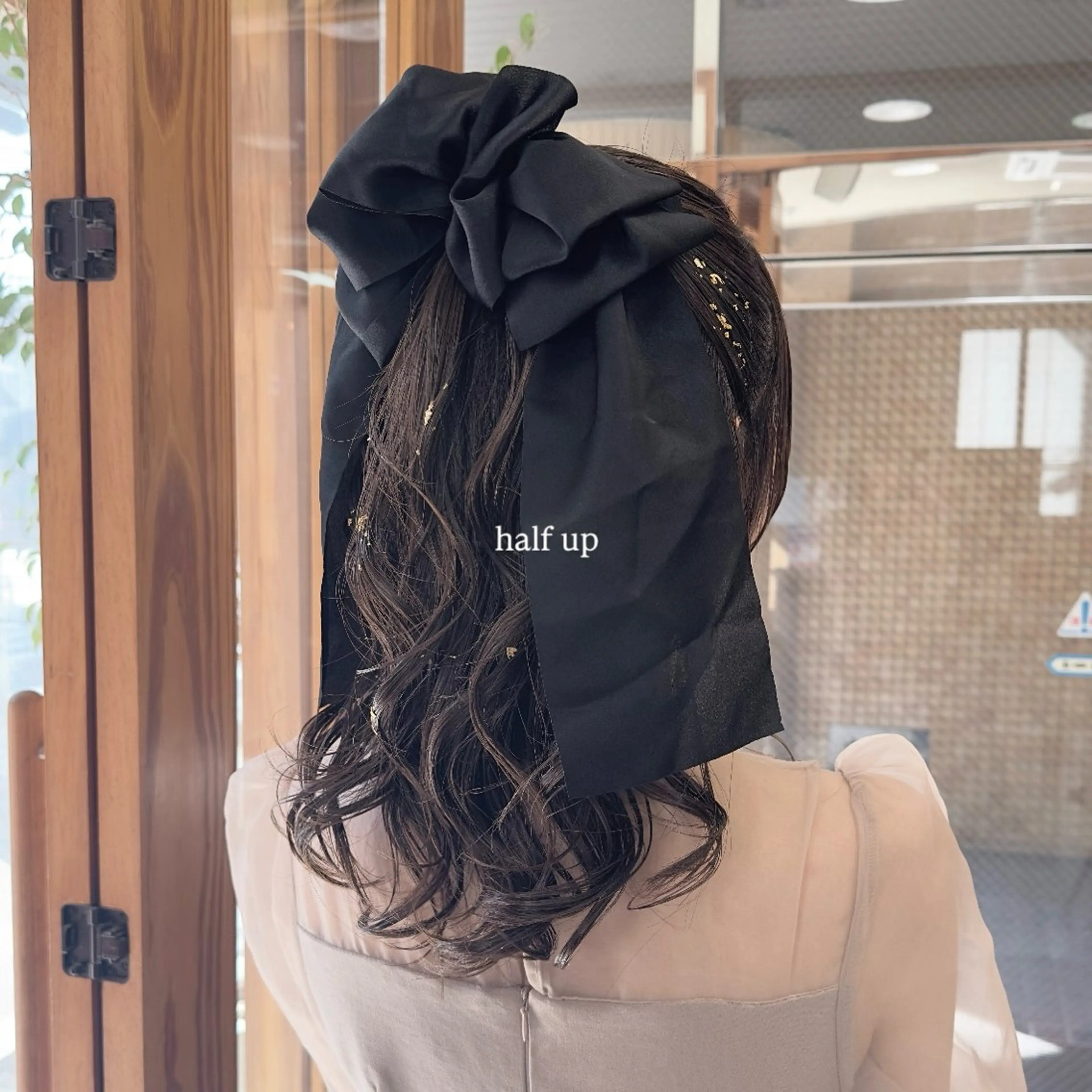 セミロング カラー ヘアアレンジ ハーフアップ カット ヘアカラー makoto / 韓国風ヘア🎀🪄︎のヘアスタイル