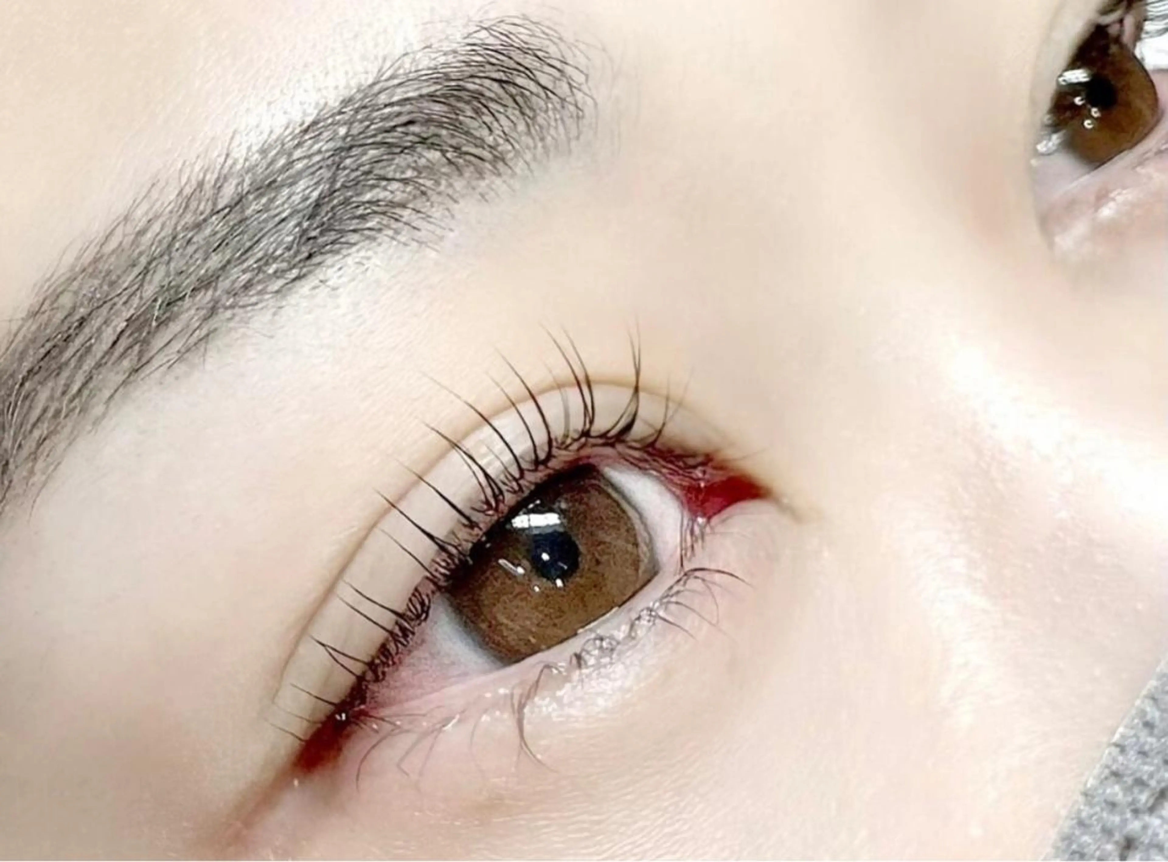 【初回限定】まつげパーマ　　　　　　　プラス1,000円でブラックティント、プラス500円で中間トリートメントの写真