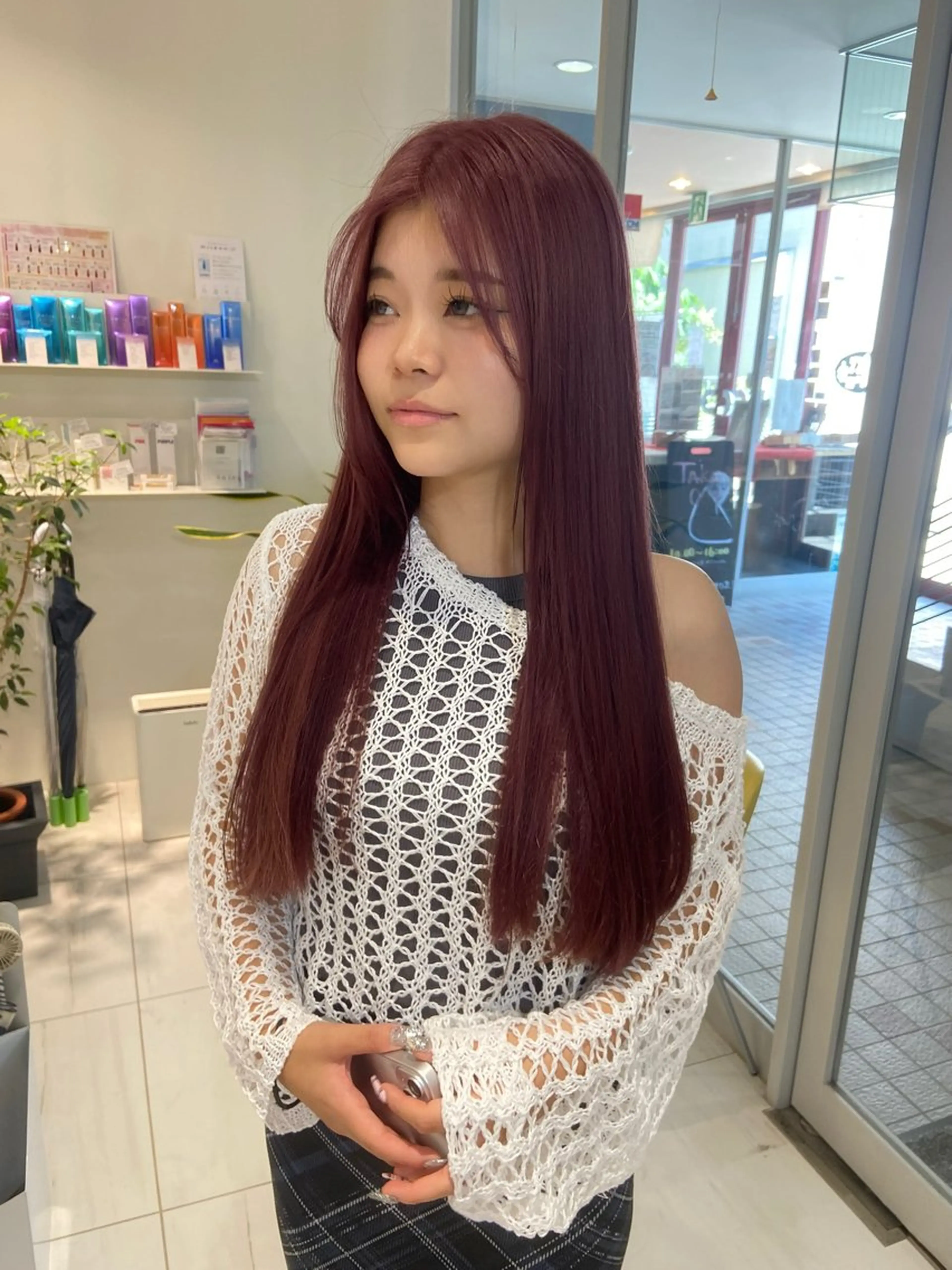 ロング カラー ヘアカラー 浅野 匠のヘアスタイル