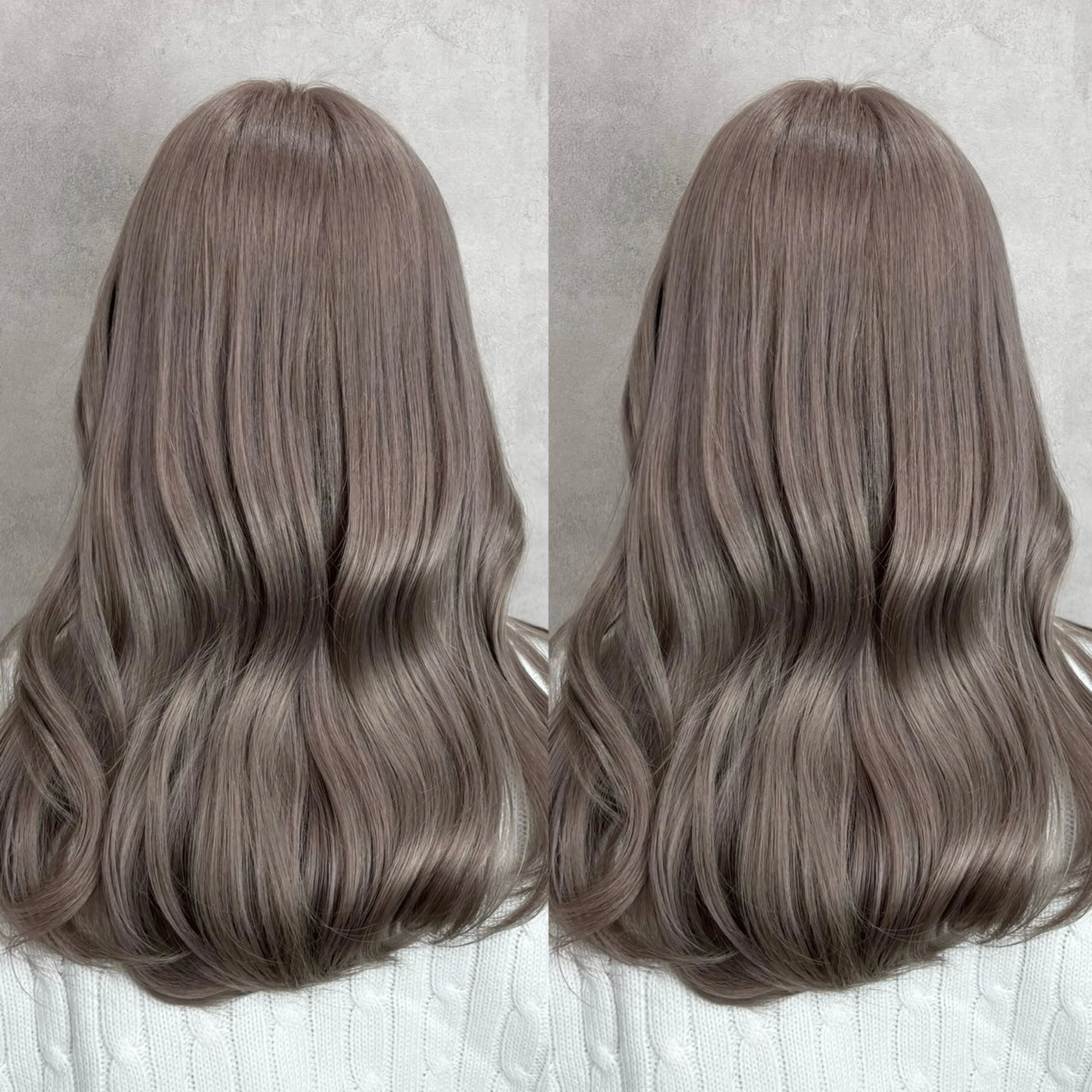 セミロング カラー ヘアカラー Rin♡ピンク🎀 透明感カラー🪽‪のヘアスタイル