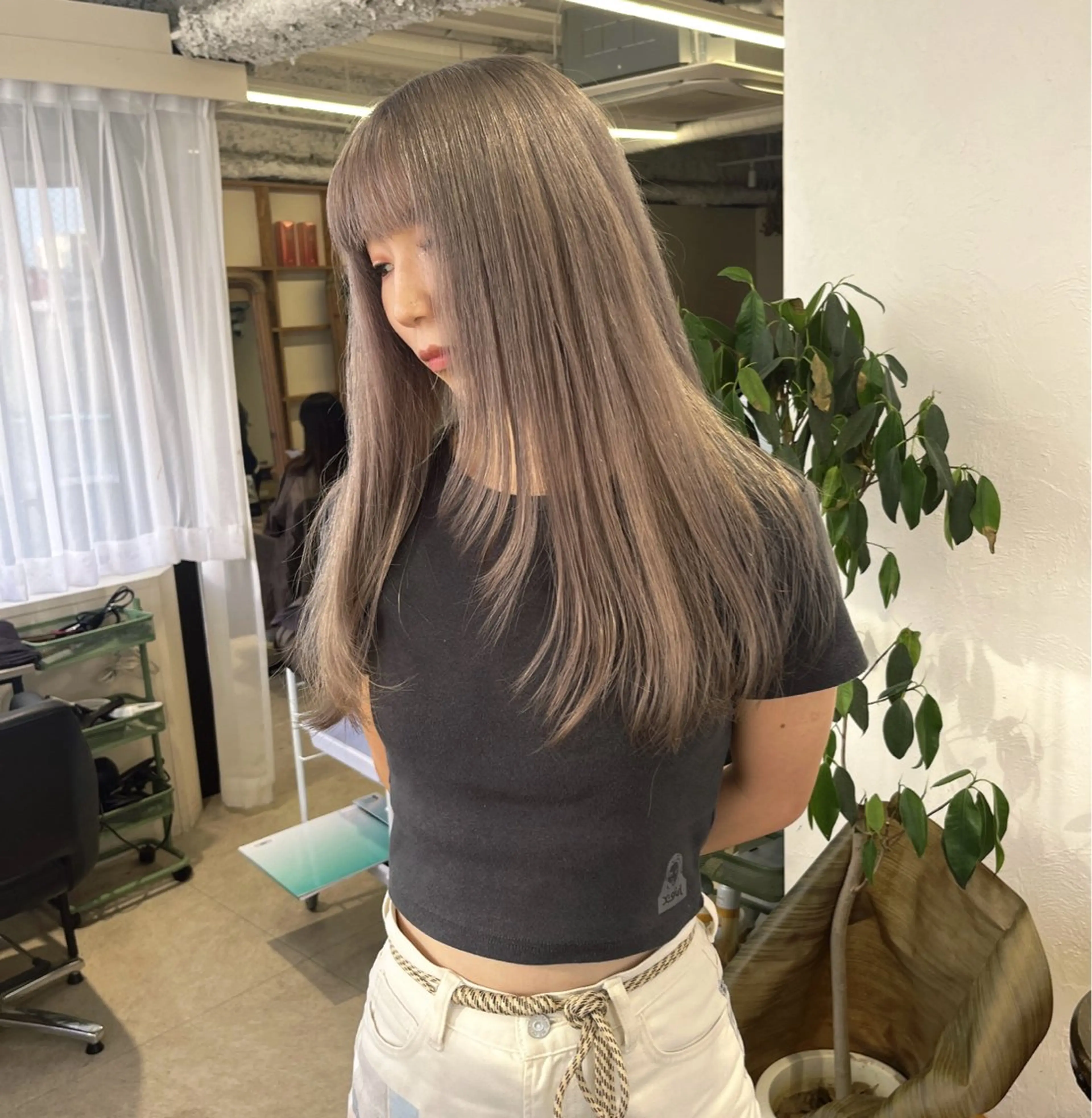 カラー 河原 楓樹のヘアスタイル