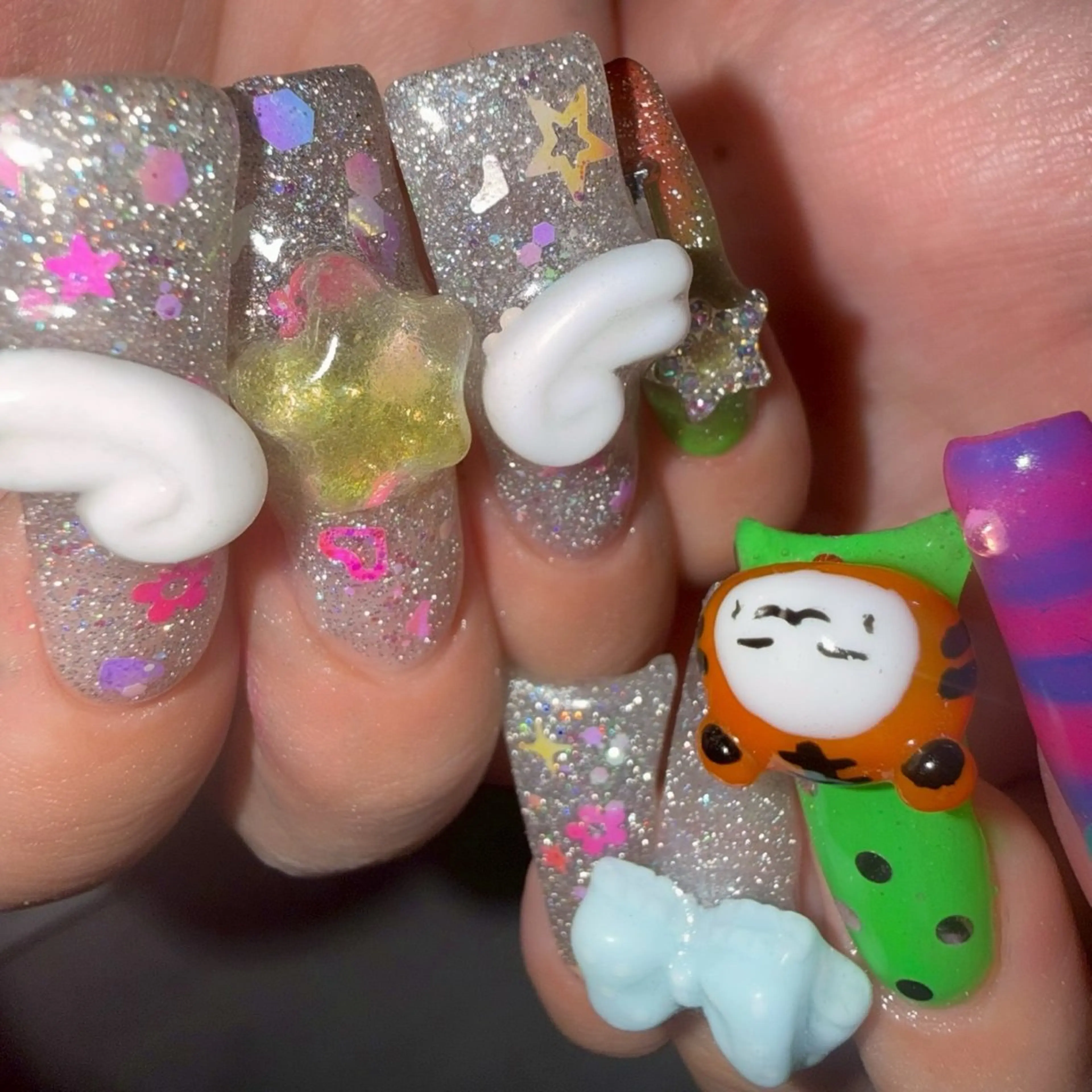 ネイル nano/きもかわ nail🐬🫧のネイルデザイン