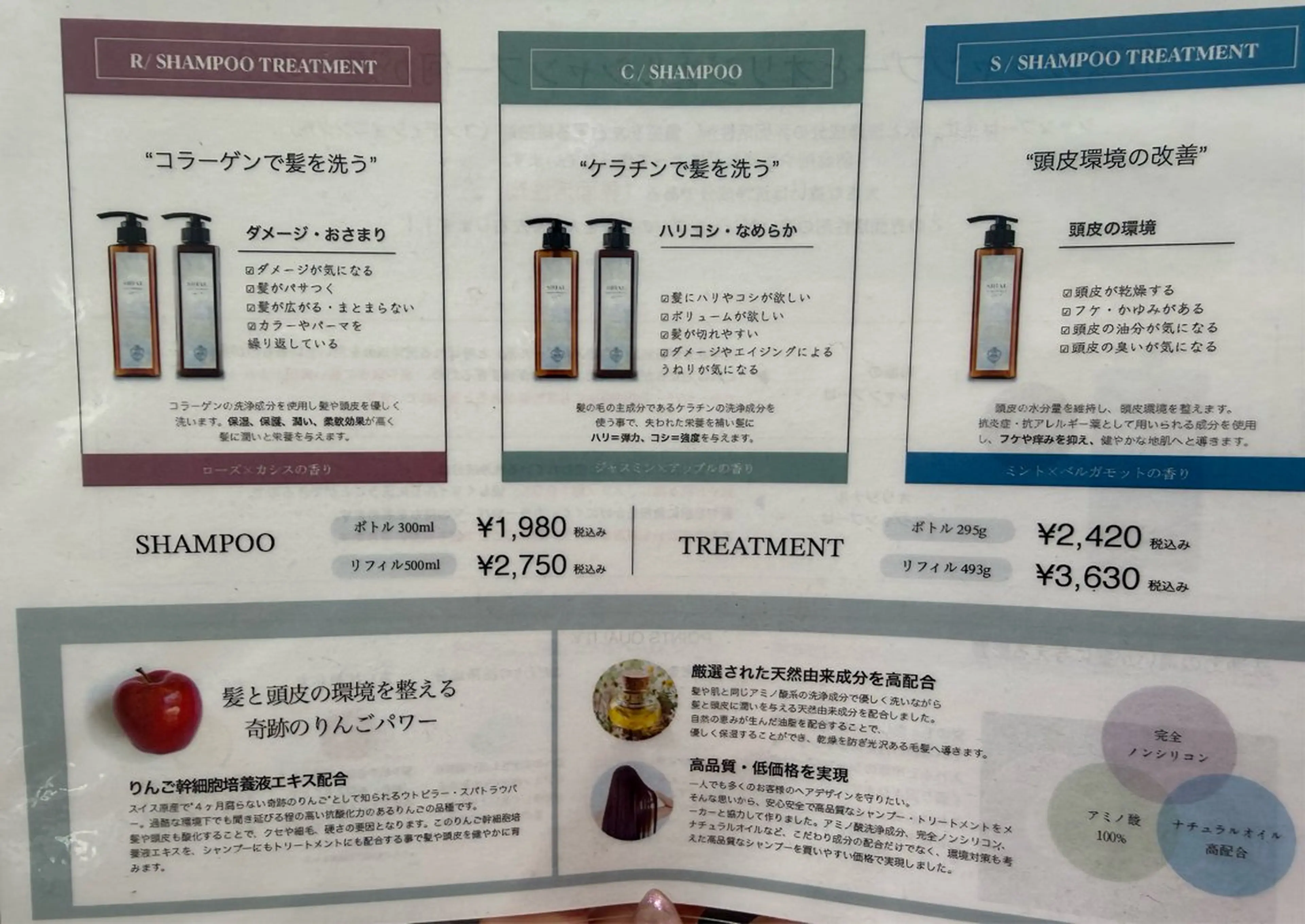 1カラー➕2stepTR➕超音波アイロン➕Alusheオリジナルりんご幹細胞SP&TRプレゼント🎁の写真