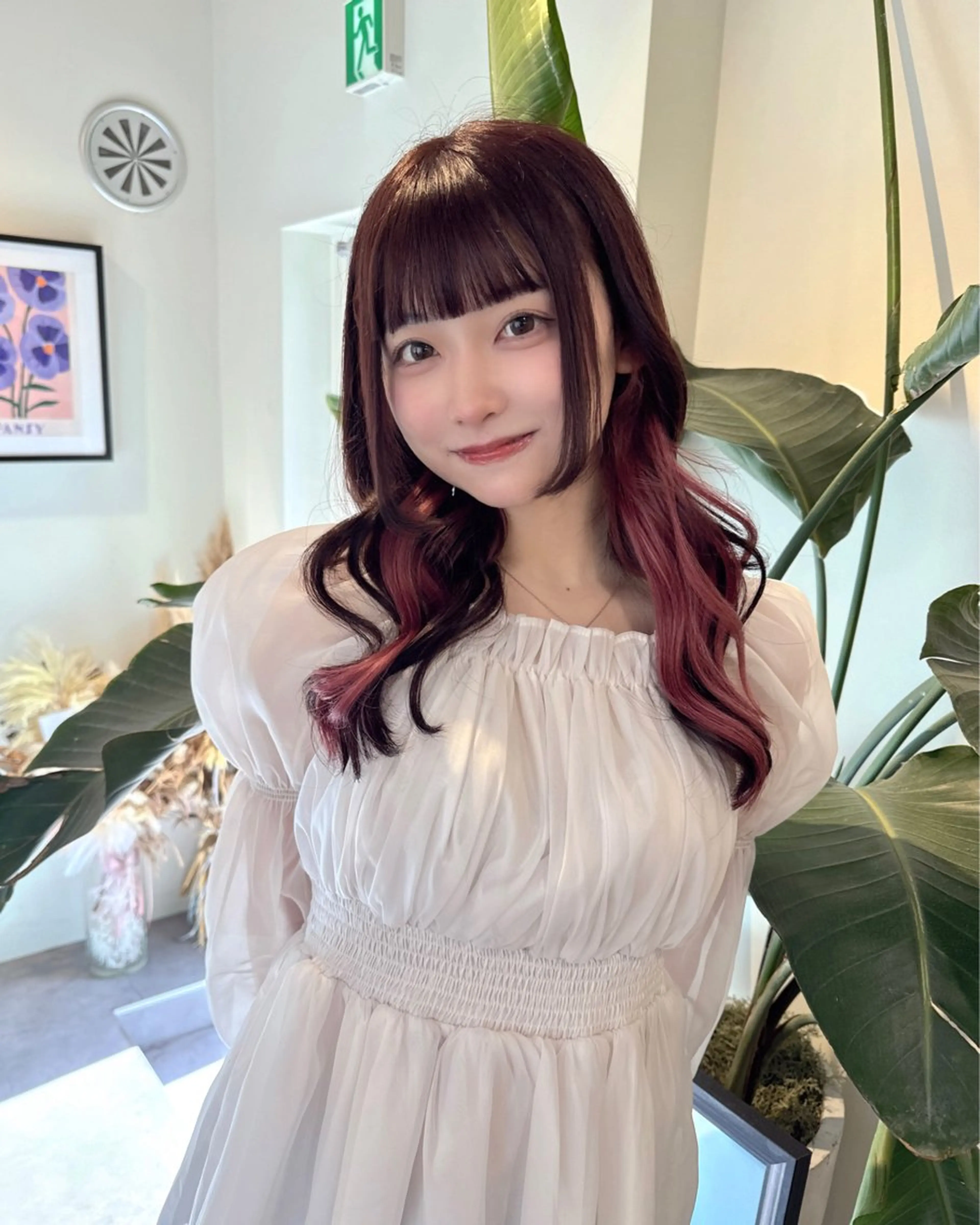ロング カラー ayaka♡ 柔らかカラーのヘアスタイル