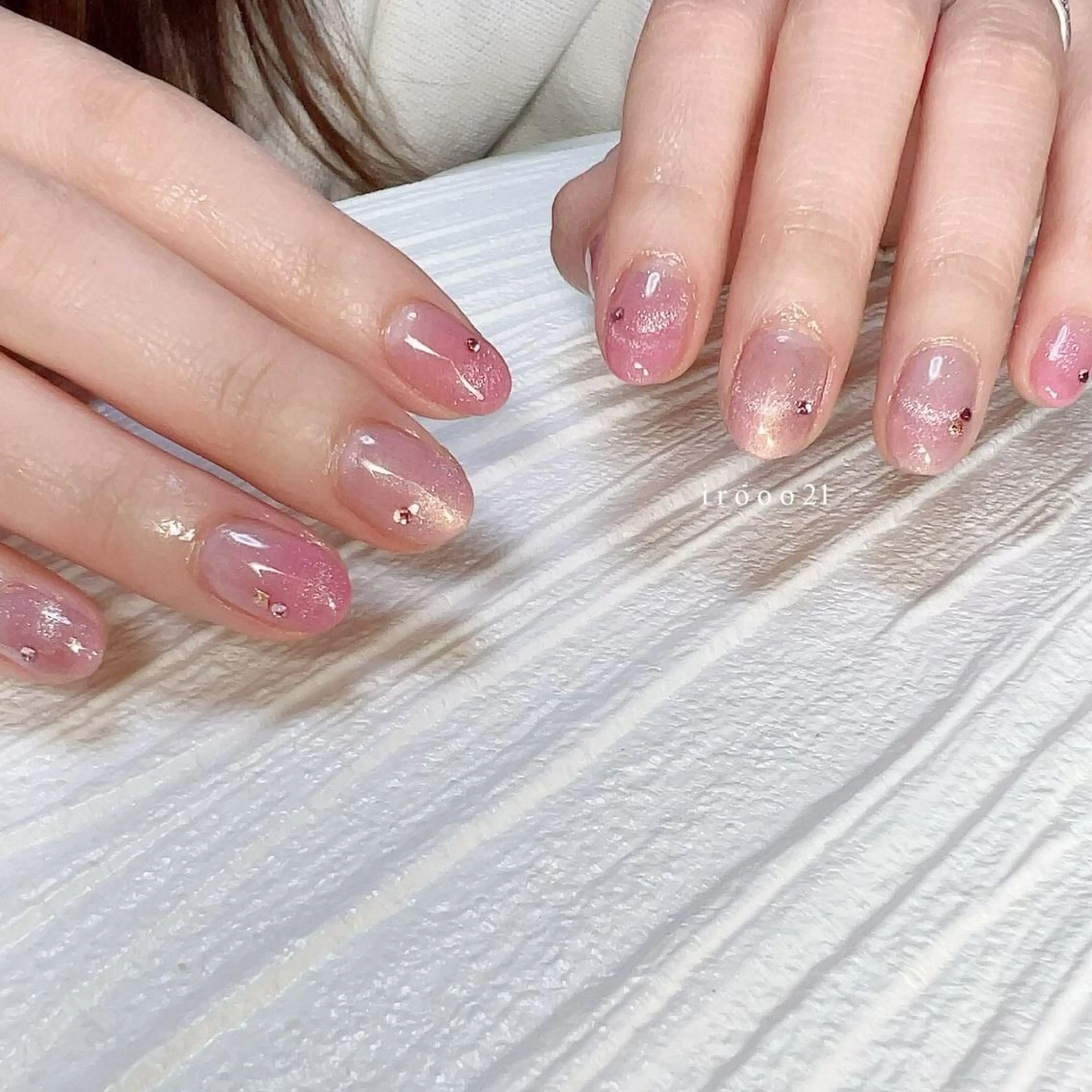 ネイル フレンチネイル マグネットネイル ストーンネイル irooo 21のネイルデザイン