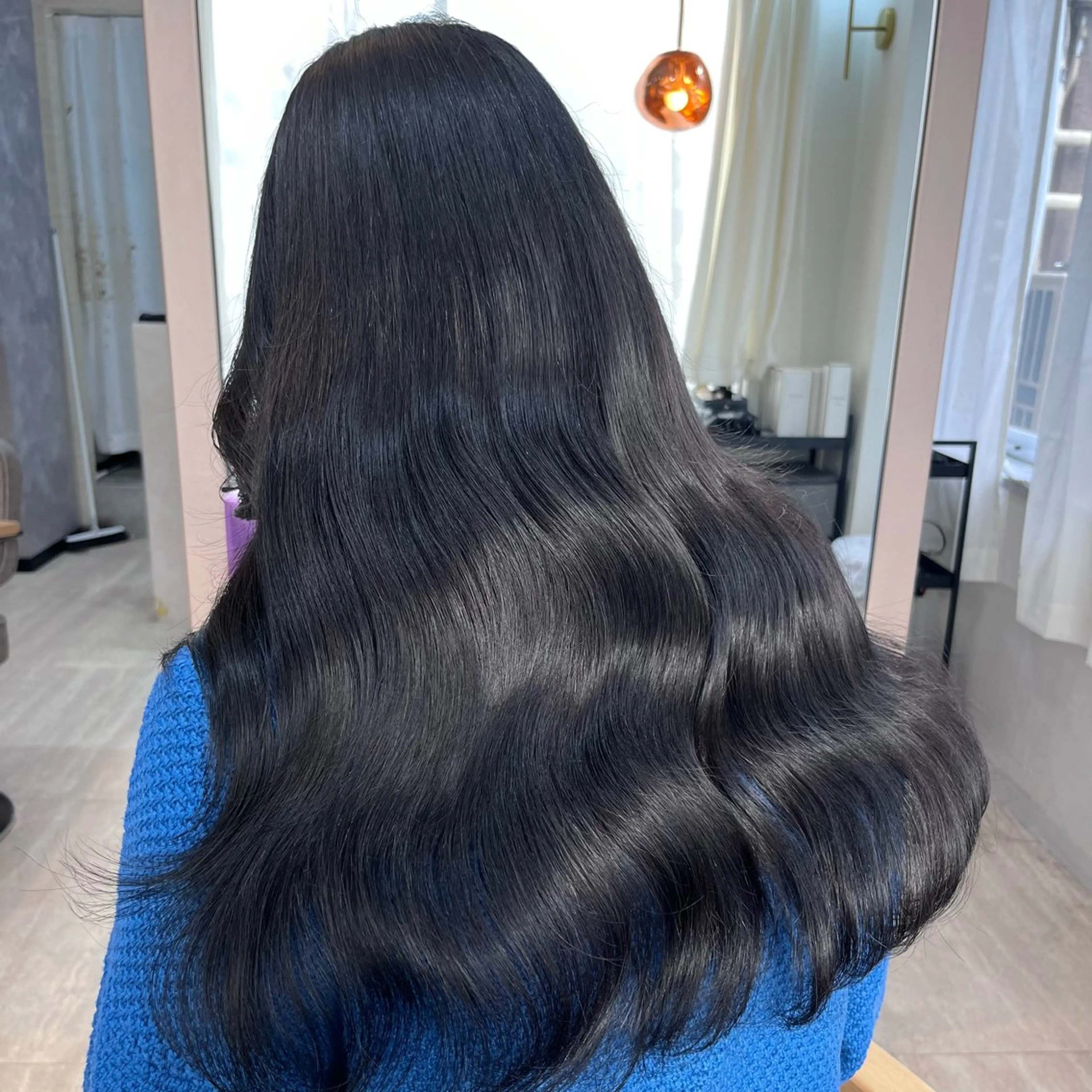 ロング カラー 💘Kurea💘 艶髪/韓国/暗髪のヘアスタイル