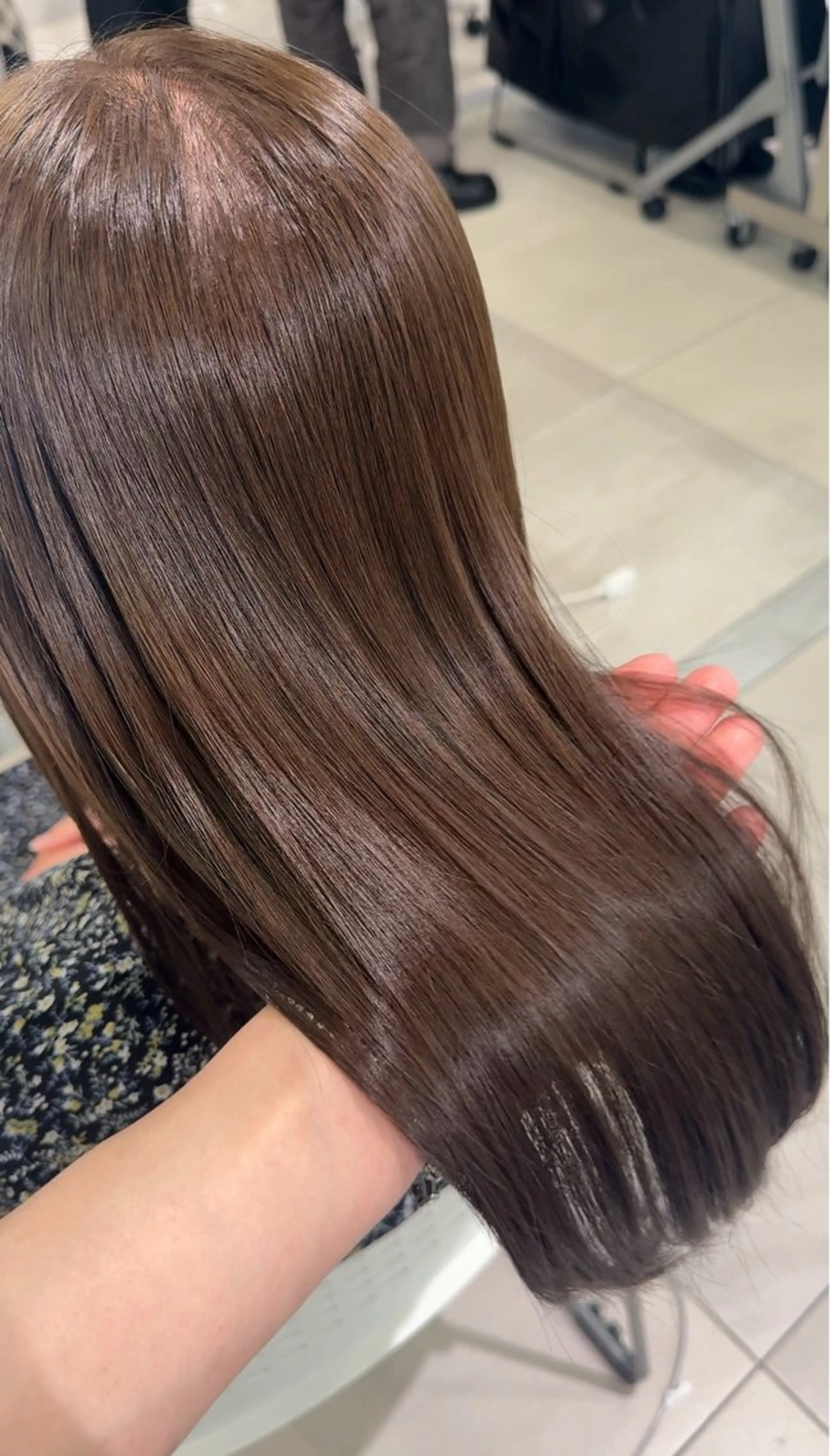 カラー オリーブカラー 北野 駿のヘアスタイル