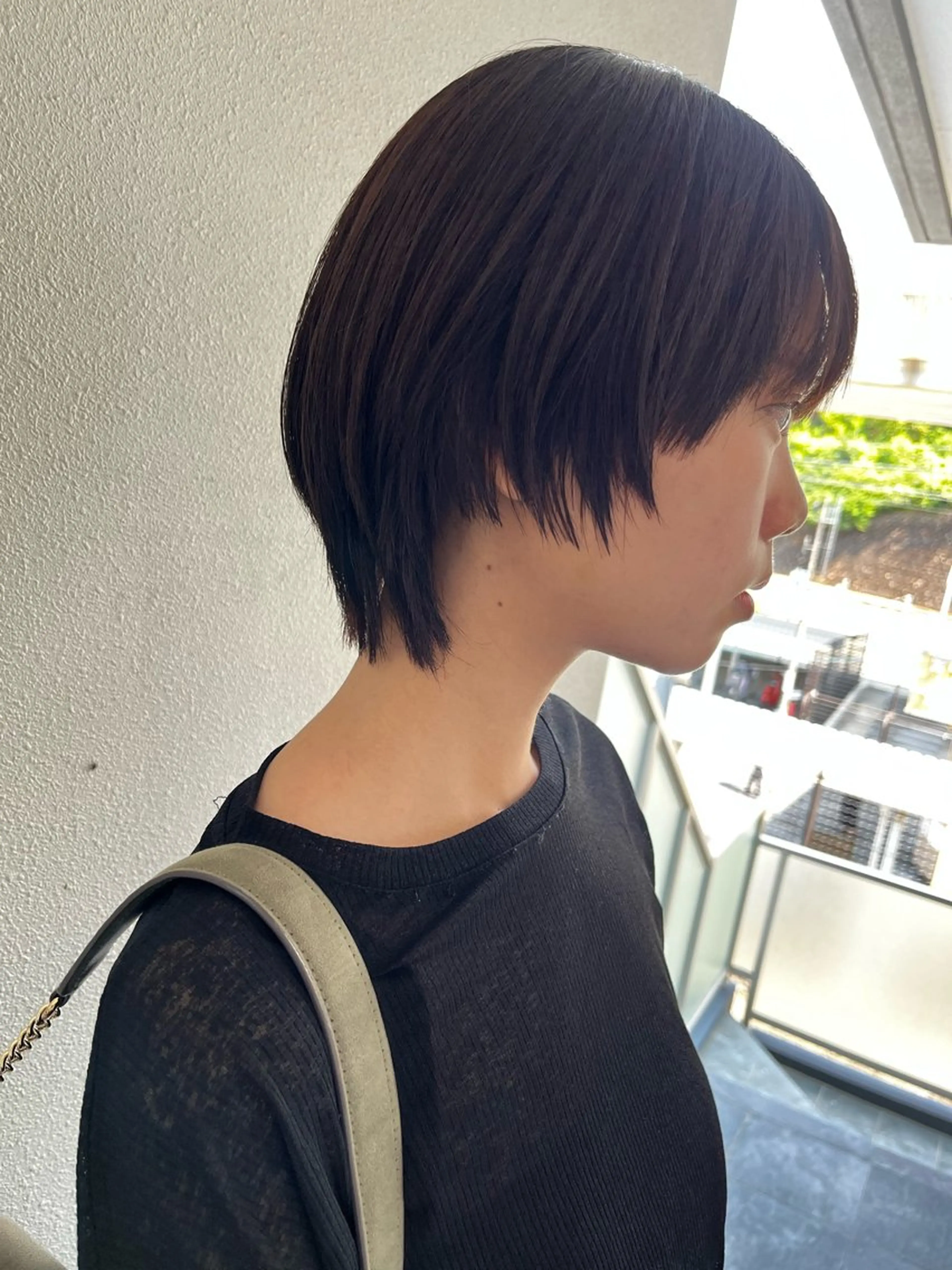 ショート ワイドバング ウルフカット SHIINA 香椎宮前店のヘアスタイル