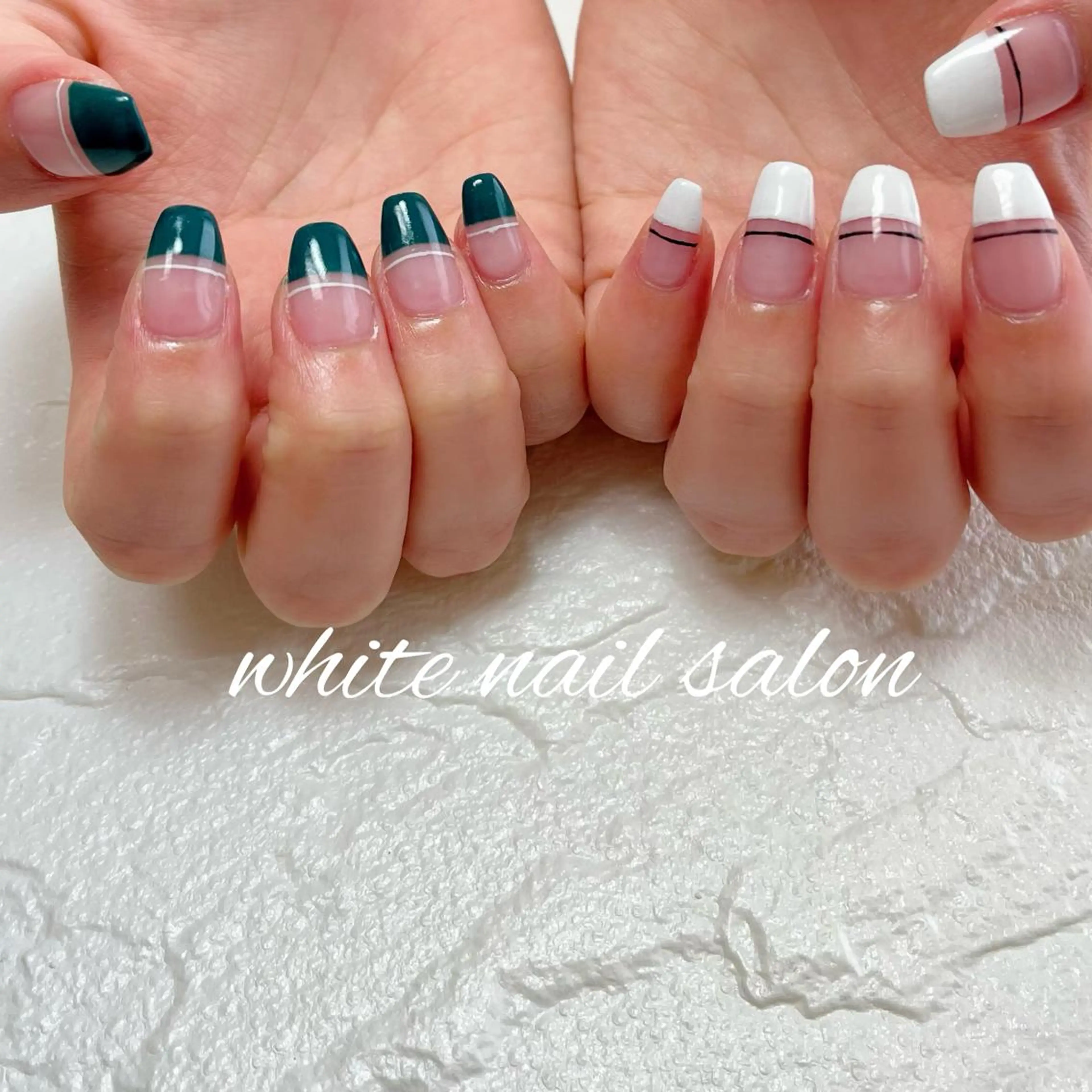 ネイル フットネイル ジェルネイル ハードジェル ラメ(グリッター) 持ち込み ハンドネイル white nail salonのネイルデザイン