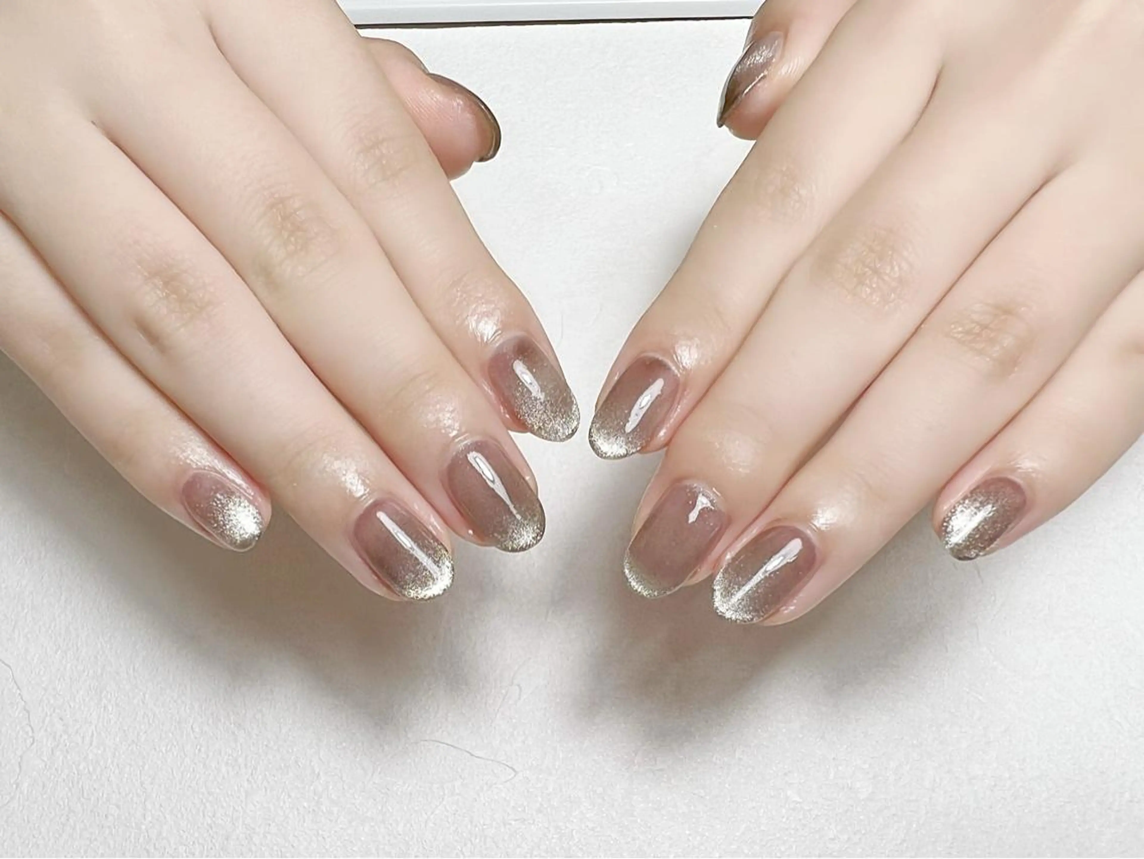 ネイル ジェルネイル グラデーション キラキラネイル マグネットネイル ワンカラーネイル rouse nail RISATOのネイルデザイン