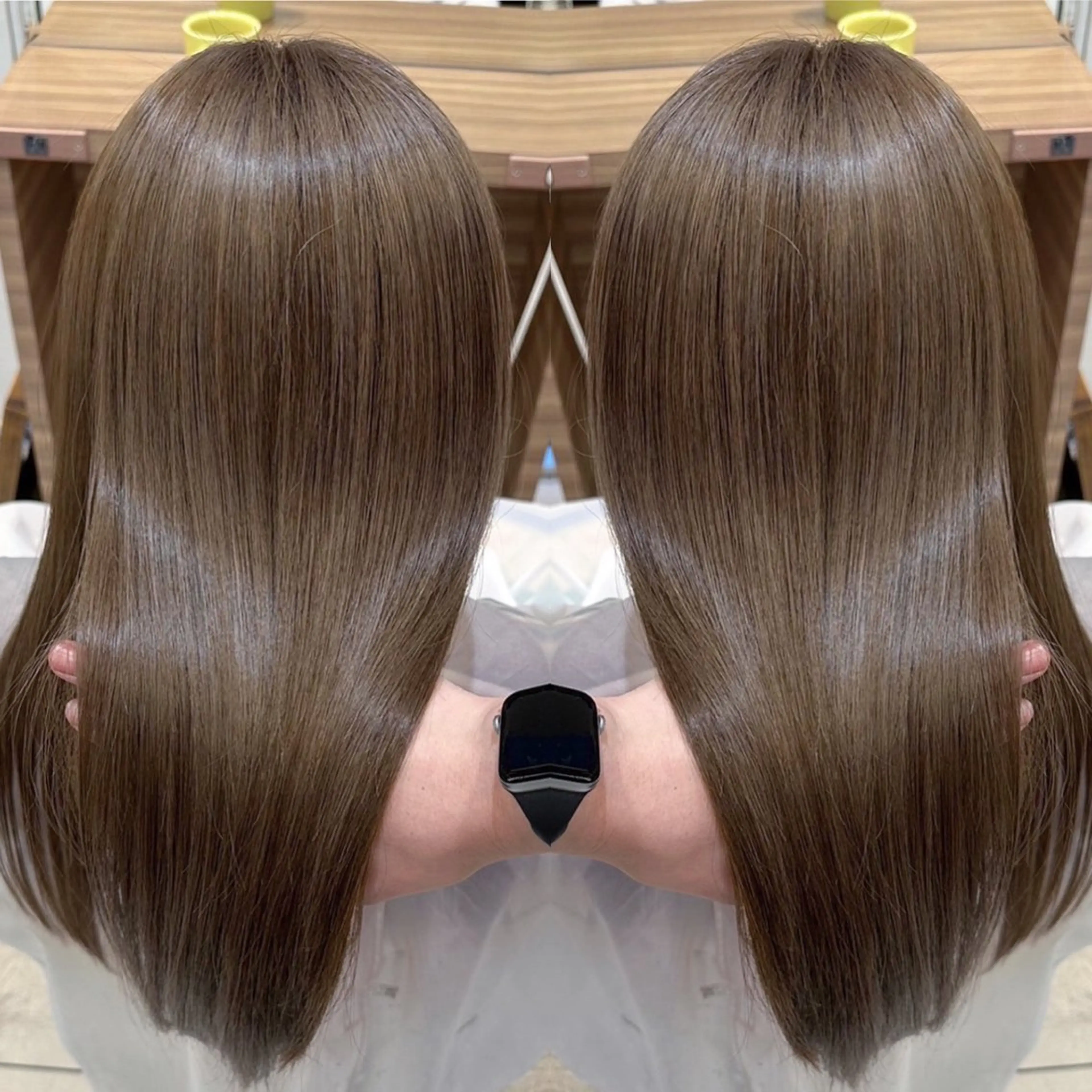 セミロング トリートメント バレイヤージュ ボブ🌈ナツヤのヘアスタイル