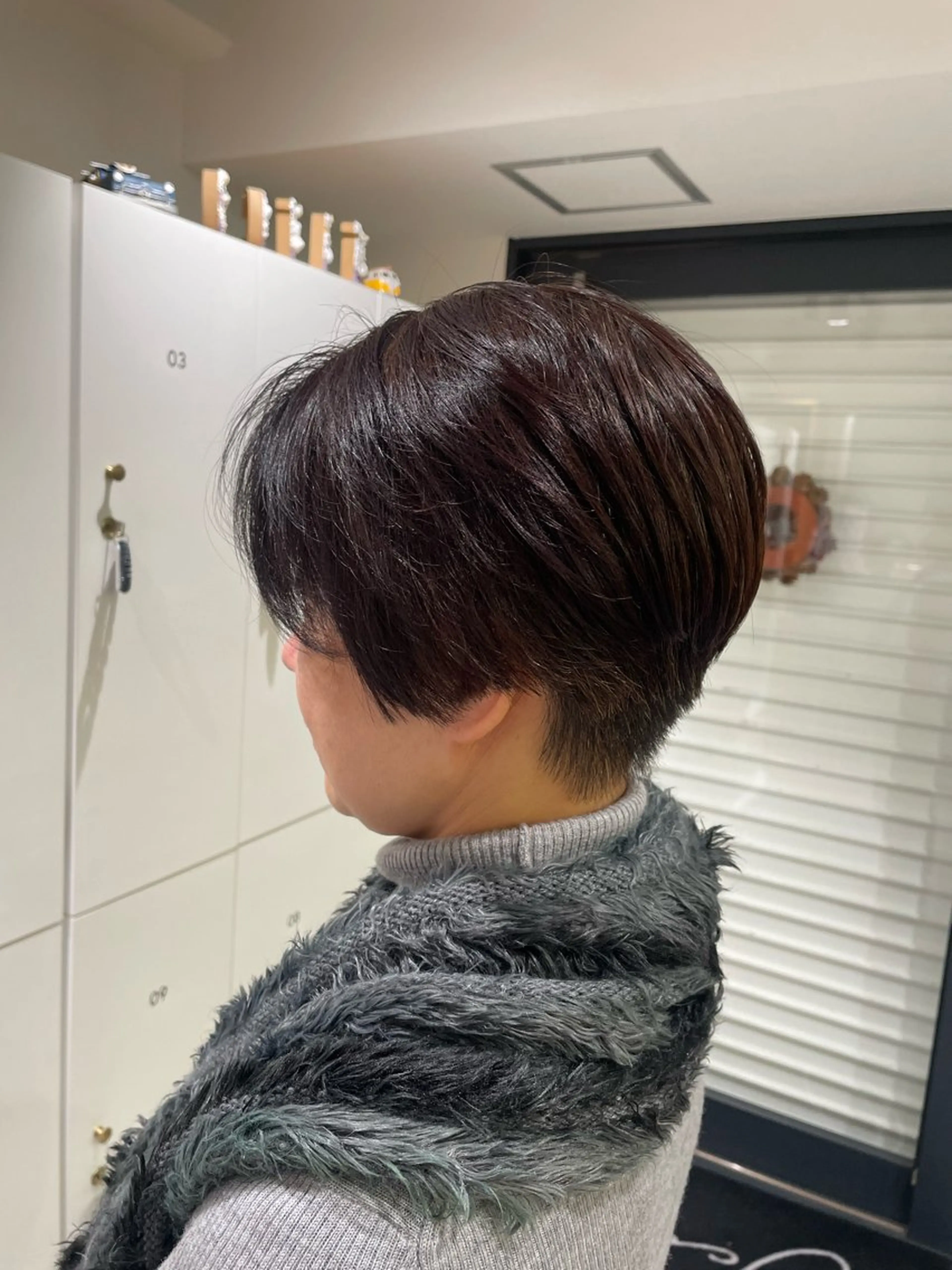 ショート カット ヘッドスパ 暖色カラー/レイヤー スタイル みはる🌙のヘアスタイル