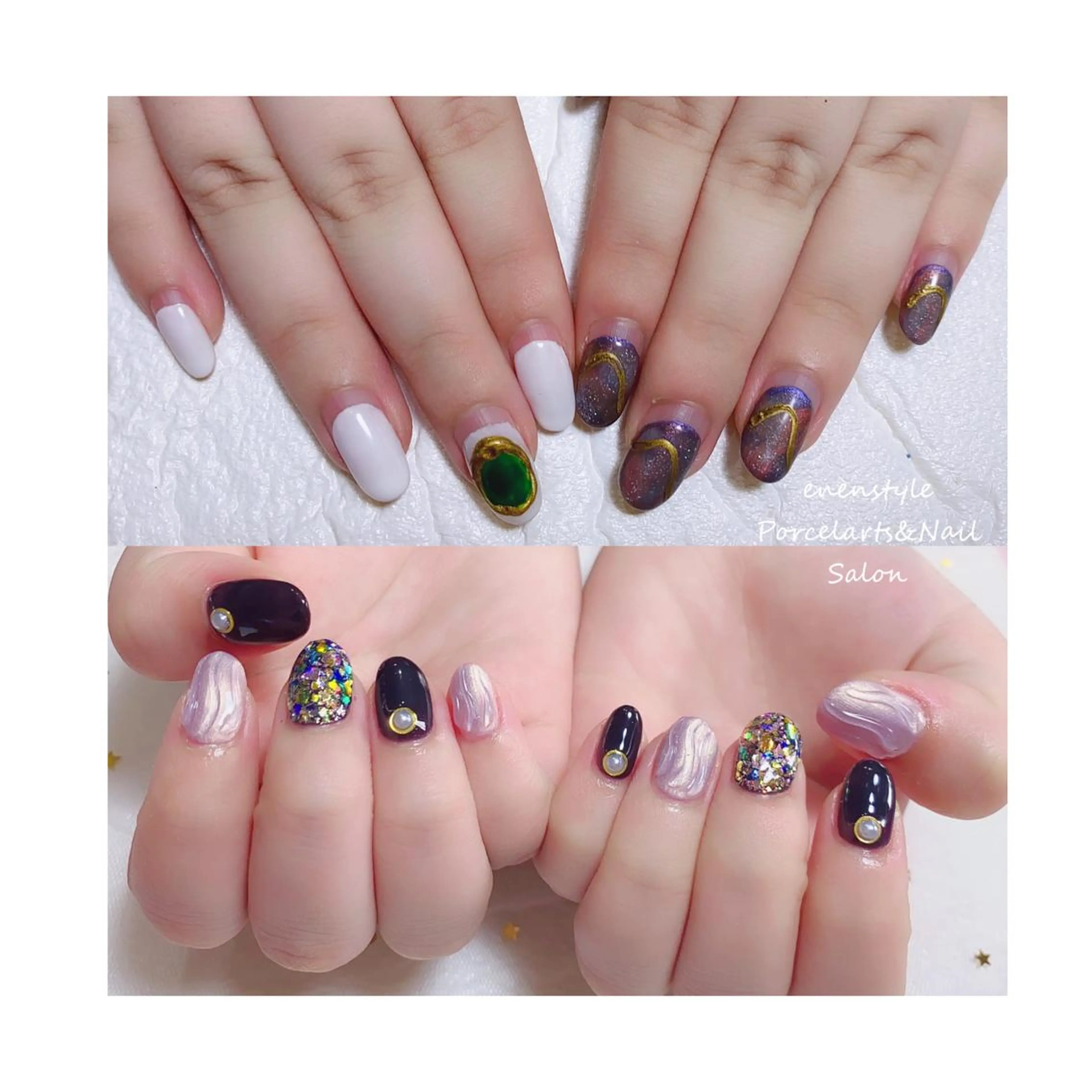 ミディアム ネイル ジェルネイル ニュアンスネイル オフィスネイル ワンカラーネイル パラジェル ハンドネイル 👑enen style👑のネイルデザイン